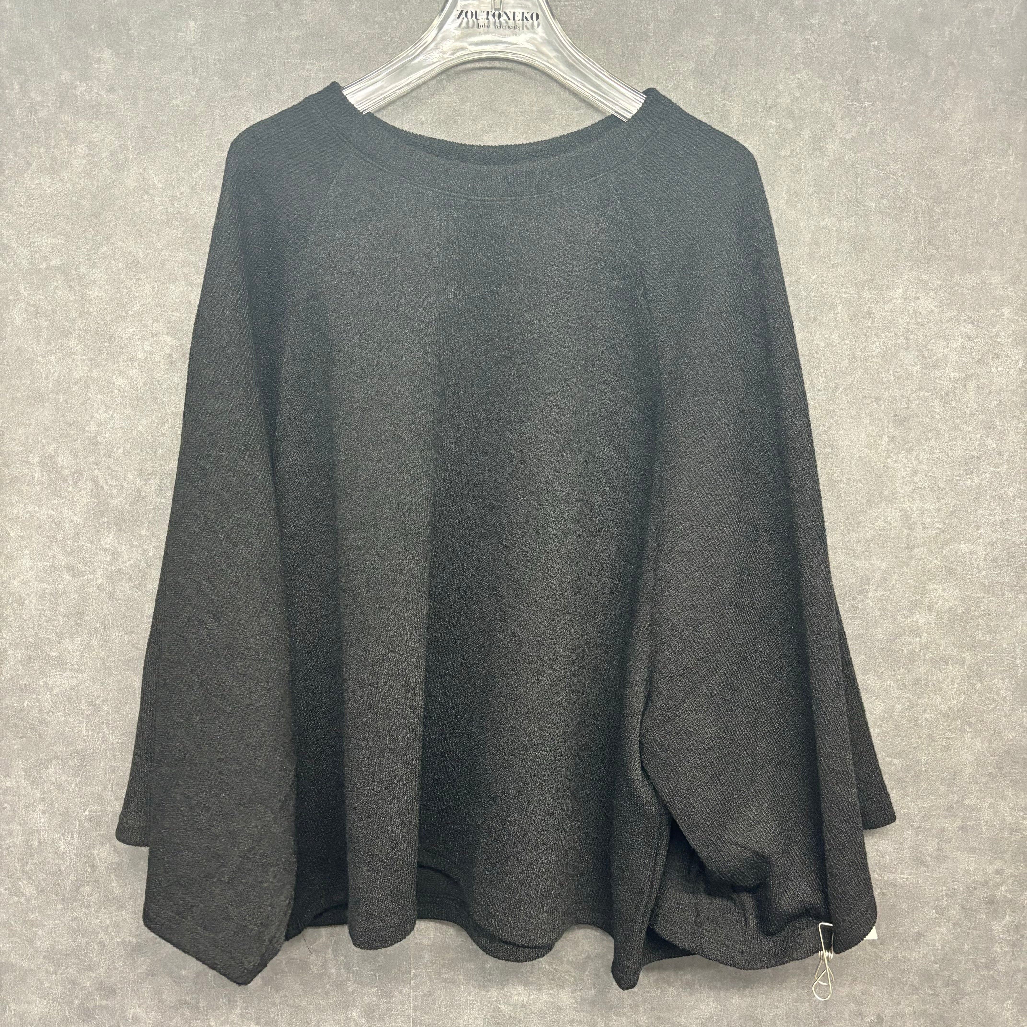 【予約】オーバーサイズトップス ブラック ※11月下旬~12月上旬頃より順次配送予定