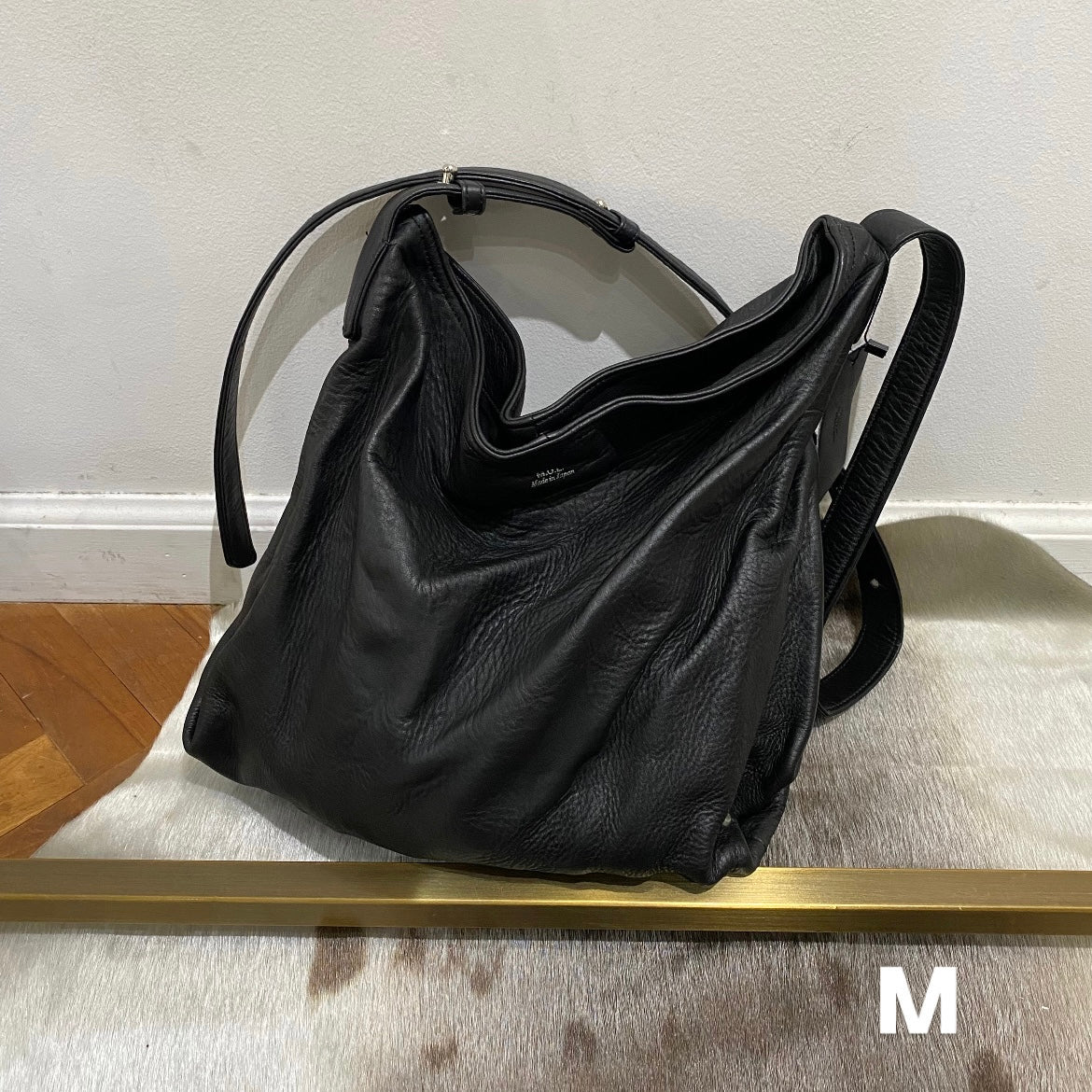 ⚠️予約【M.U.L.】テールショルダー(洗い加工) -ブラック- ※R7. 6月末納品予定