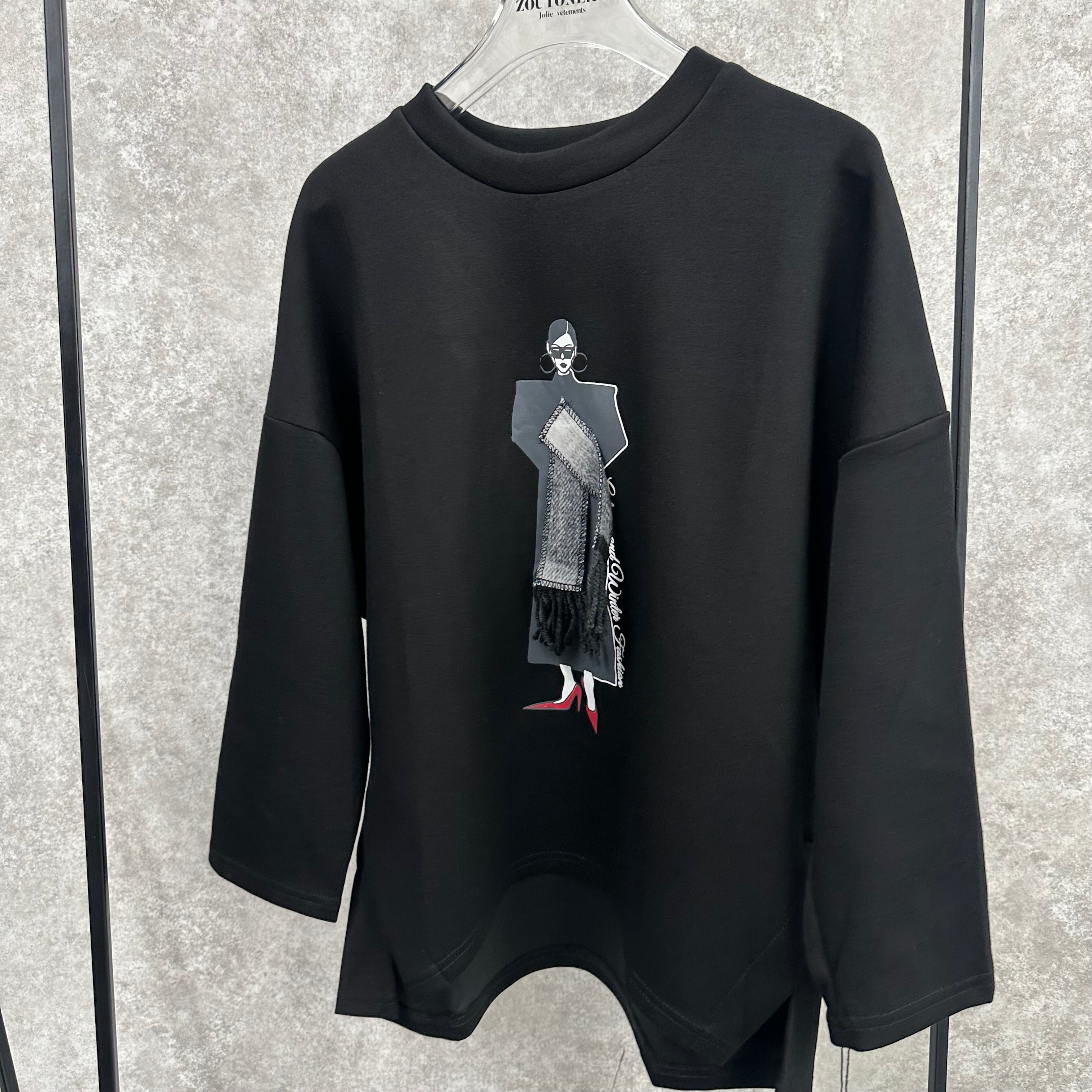 マフラーレディープルオーバー -ブラック- ※11/5〜11より順次発送