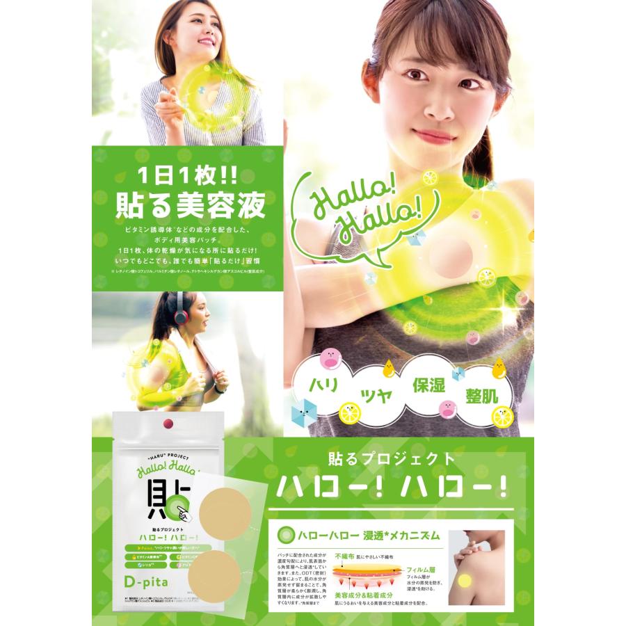 【1+1】貼るプロジェクト! ハローハロー! D-Patch(2×5枚)入 ※10/8~16頃より順次配送