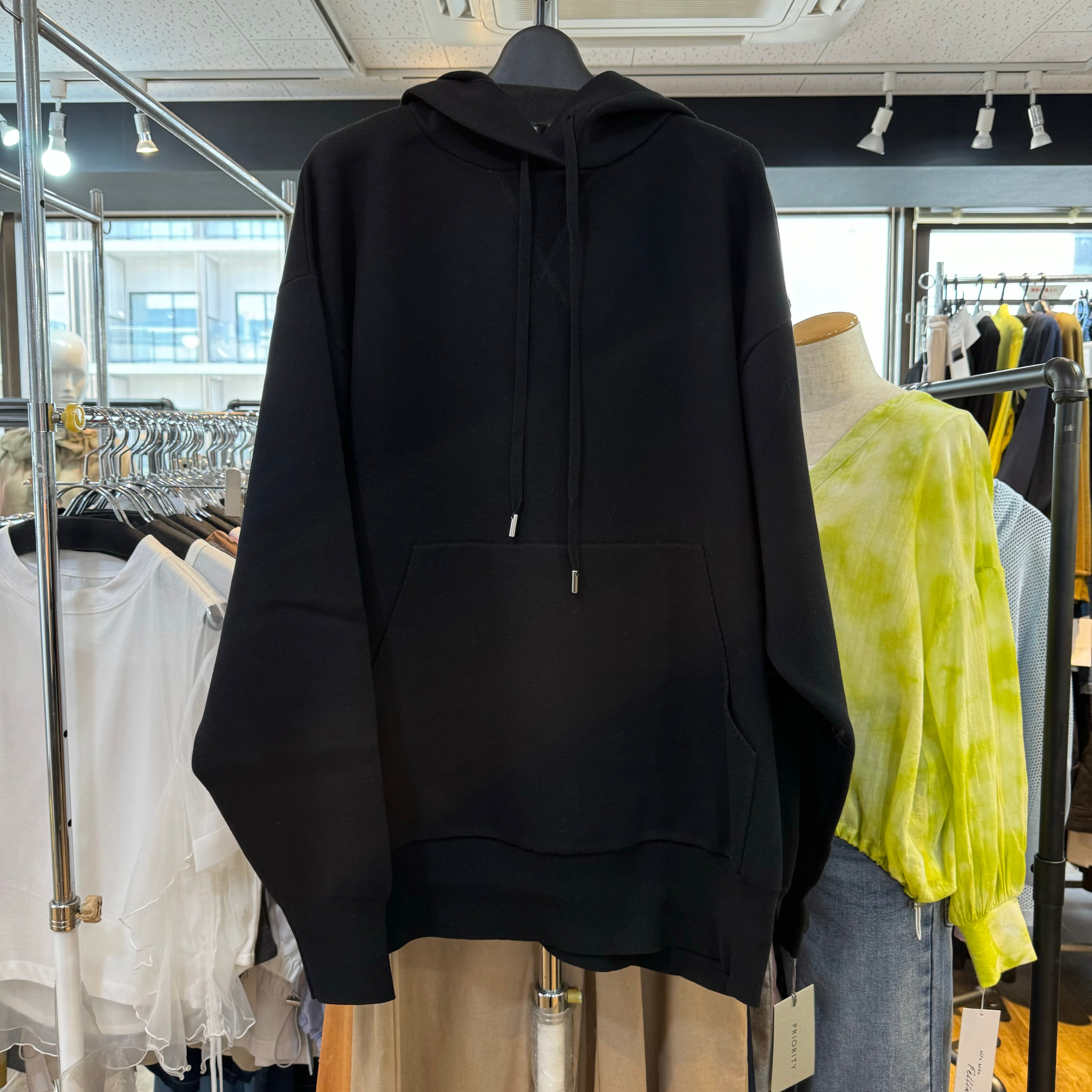 【PRIORITY】フードパーカー -ブラック- 011 ※9/17~23より順次発送予定