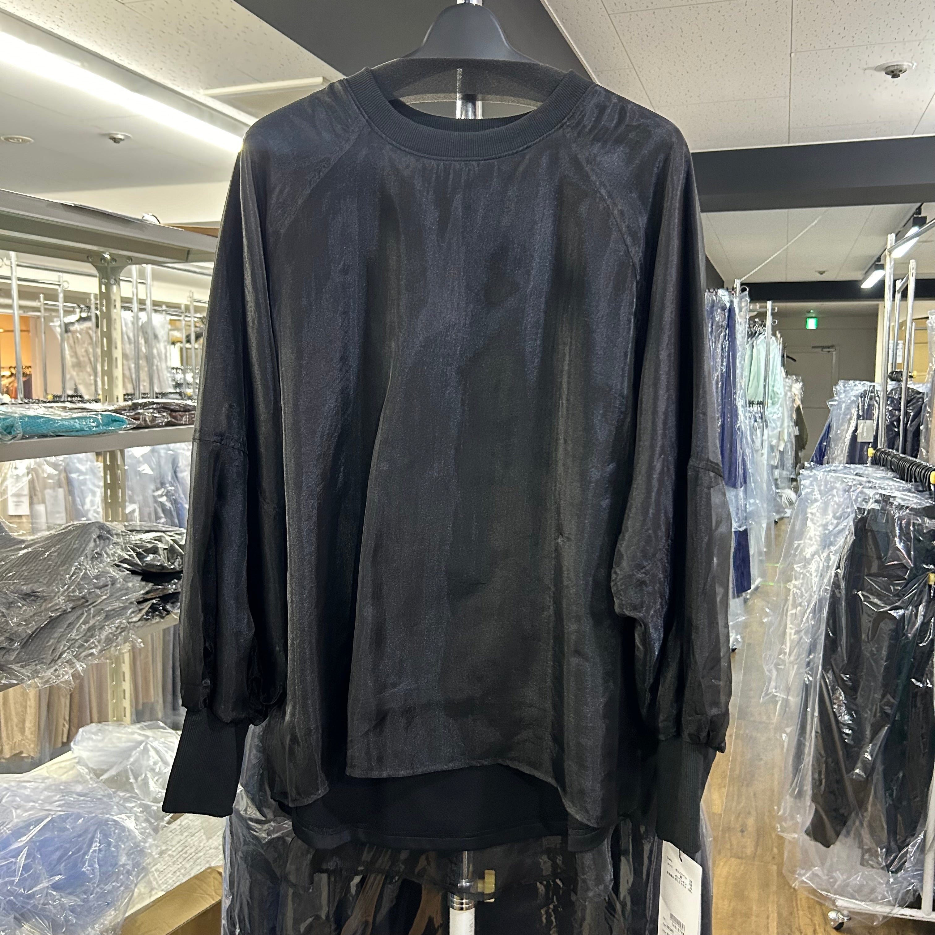 【PRIORITY】オーガンジートップス ブラック 35 ※9/17-23頃〜順次配送予定