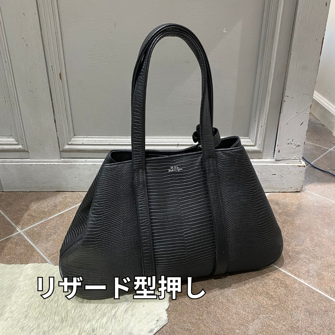 ⚠️予約【M.U.L.】ミニマルトート -ブラック- ※R7. 6月末納品予定