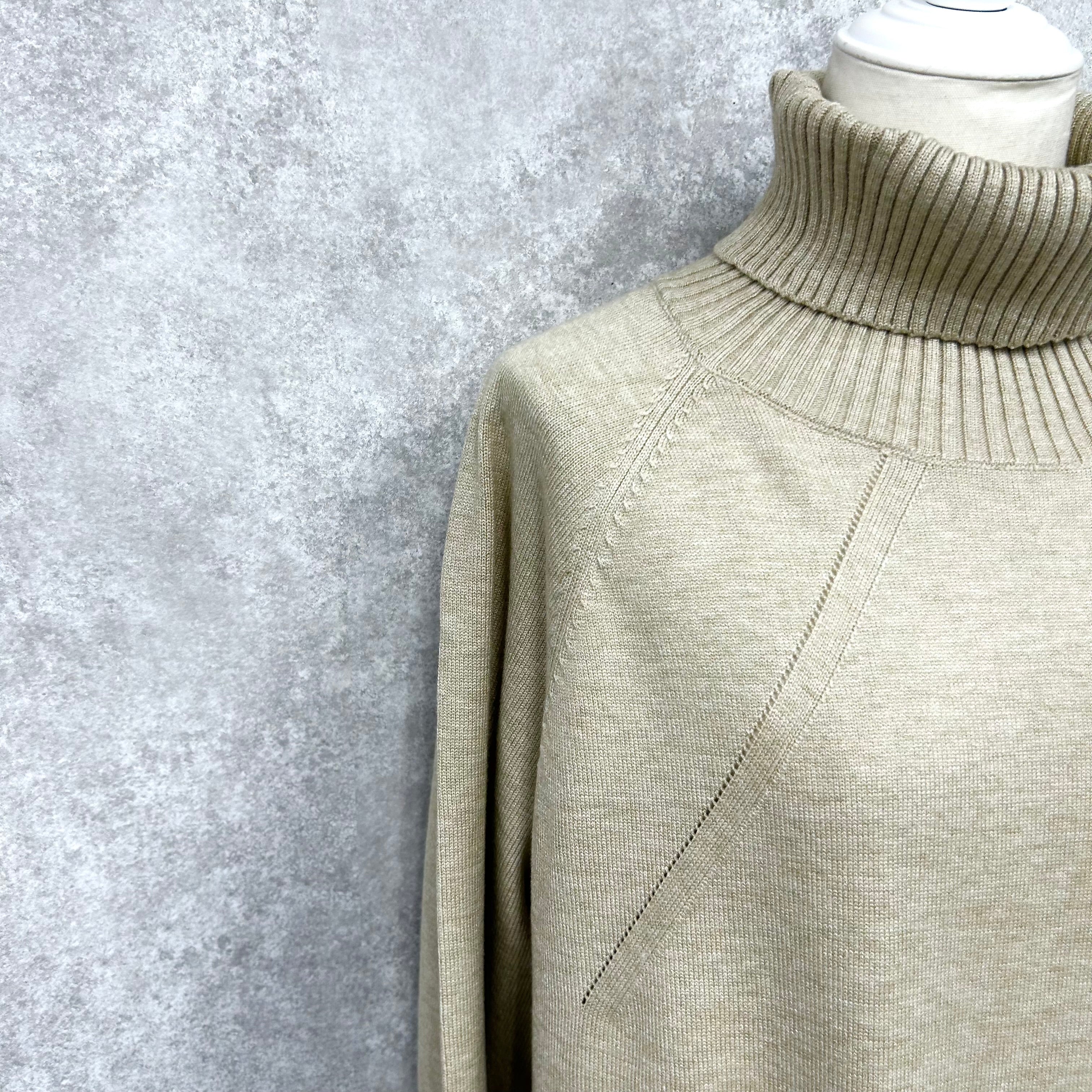 タートルネックワンピース -ベージュ- ※10/29~11/4頃より順次発送予定