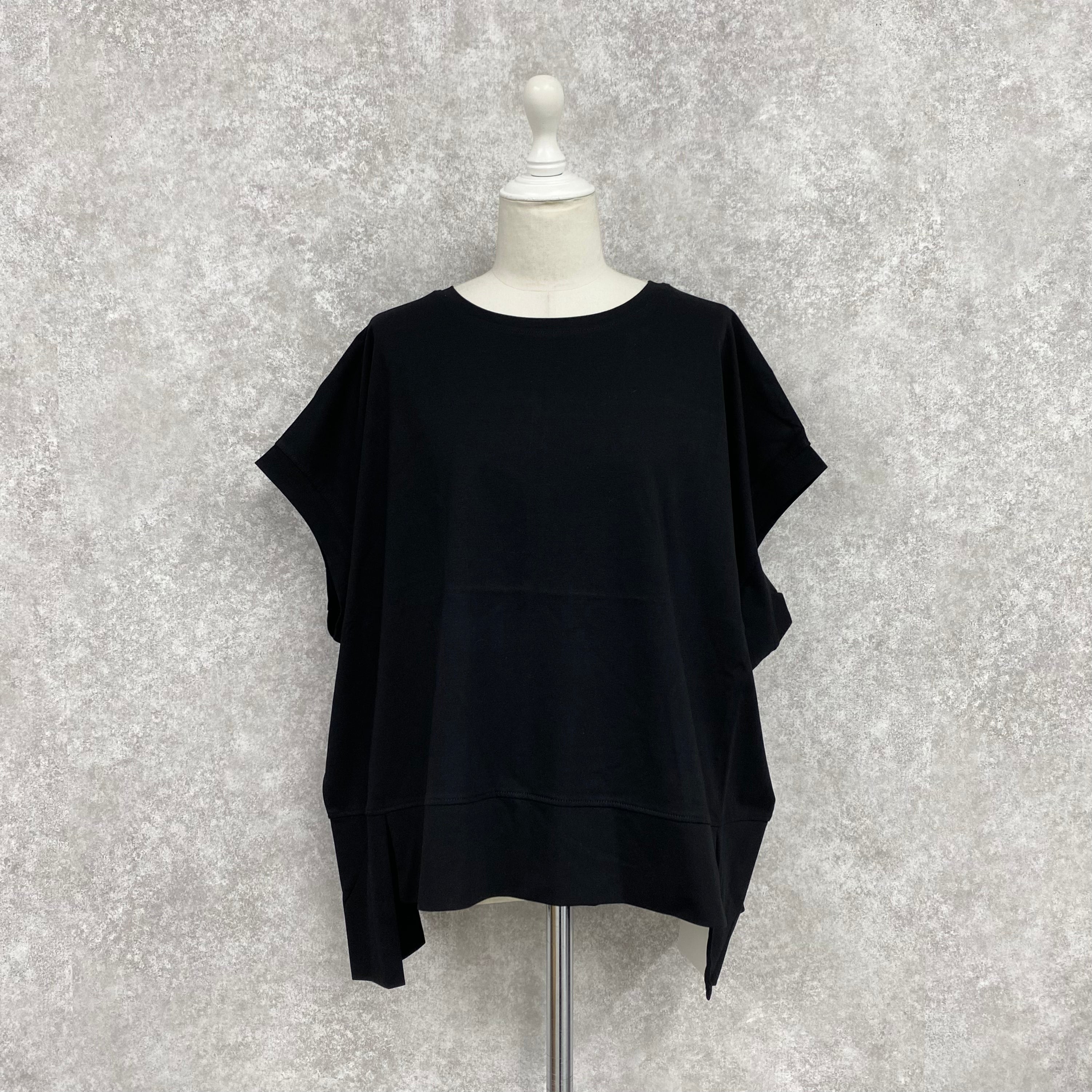【ASYMM】NEAT TEE -black-