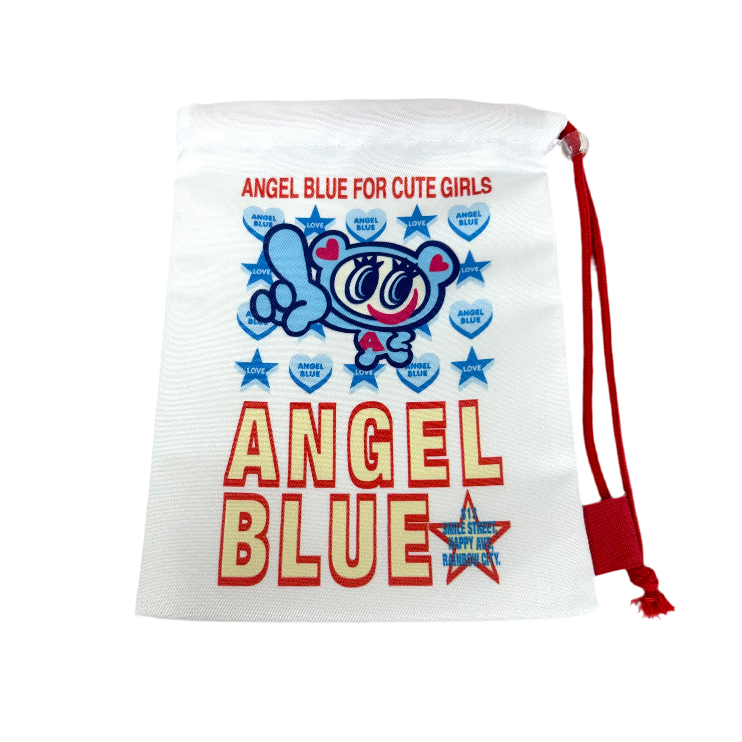 エンジェルブルーショッパー風巾着ホワイト ※9/17-23より順次発送予定