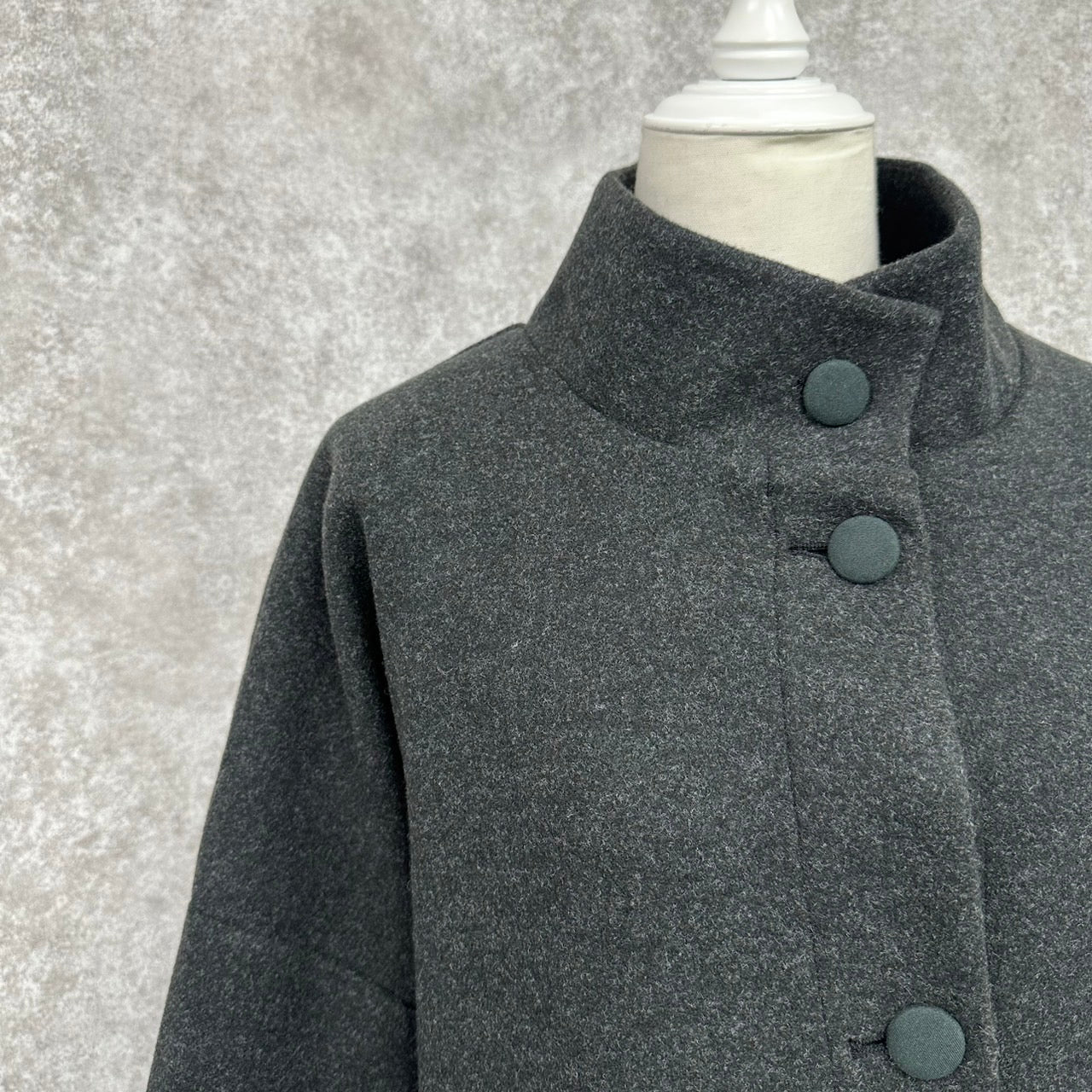 ウールライクオーバーサイズコート チャコール ※10/22-28頃より順次発送予定
