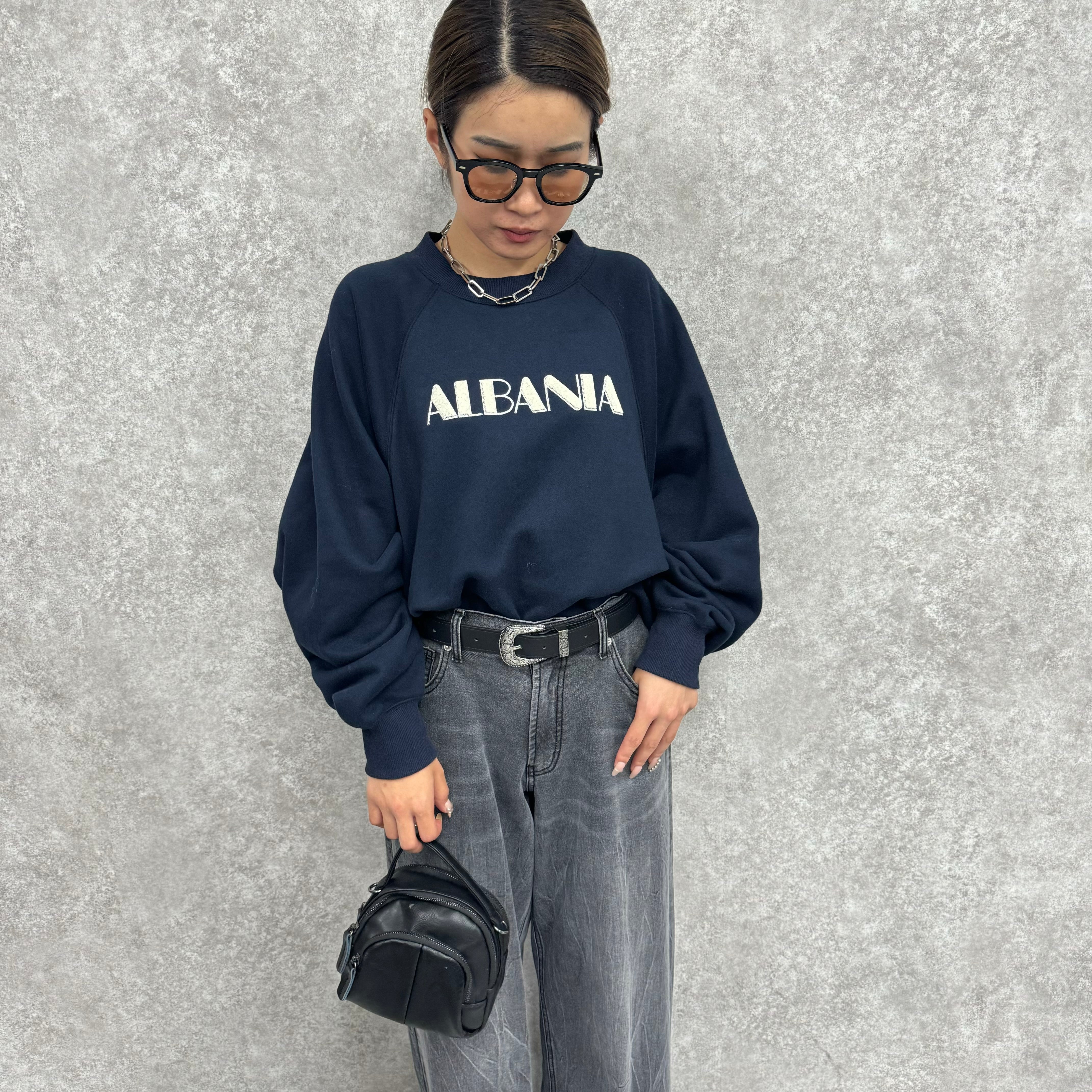 【PRIORITY】ALBANIAトップス  ネイビー  38サイズ ※10/15〜21より順次配送予定