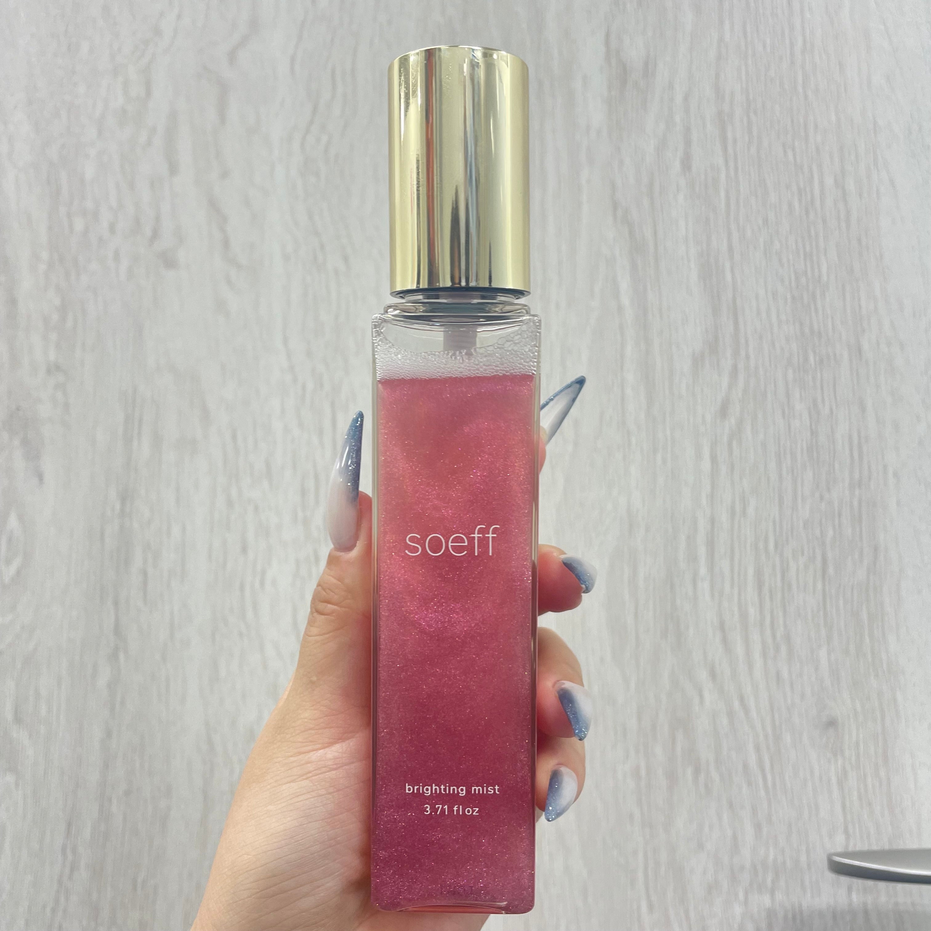 soeff(ソフ) ブライティングミスト M×PINK 110ml ※8/27〜9/2より順次配送