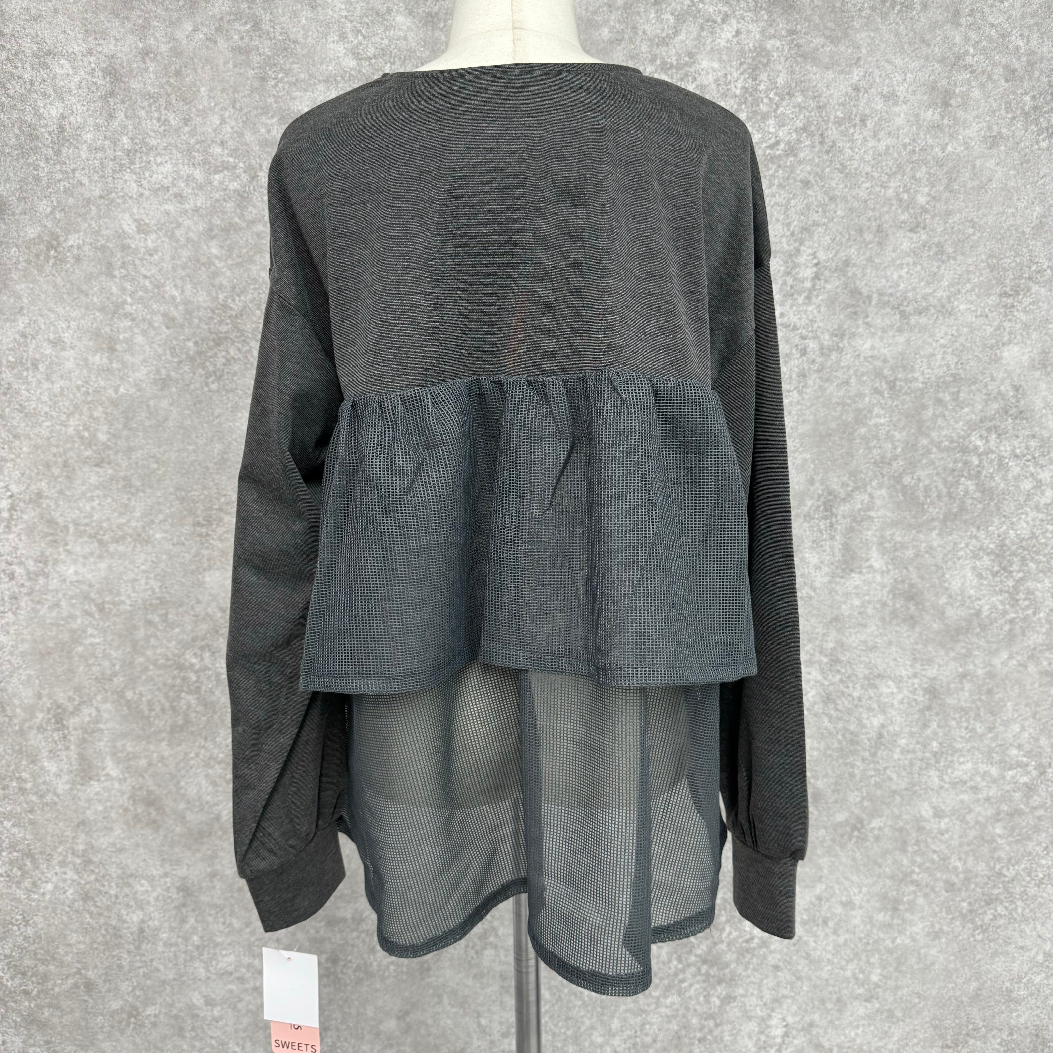 メッシュジャケット グレー ※10/15-21頃より順次配送予定