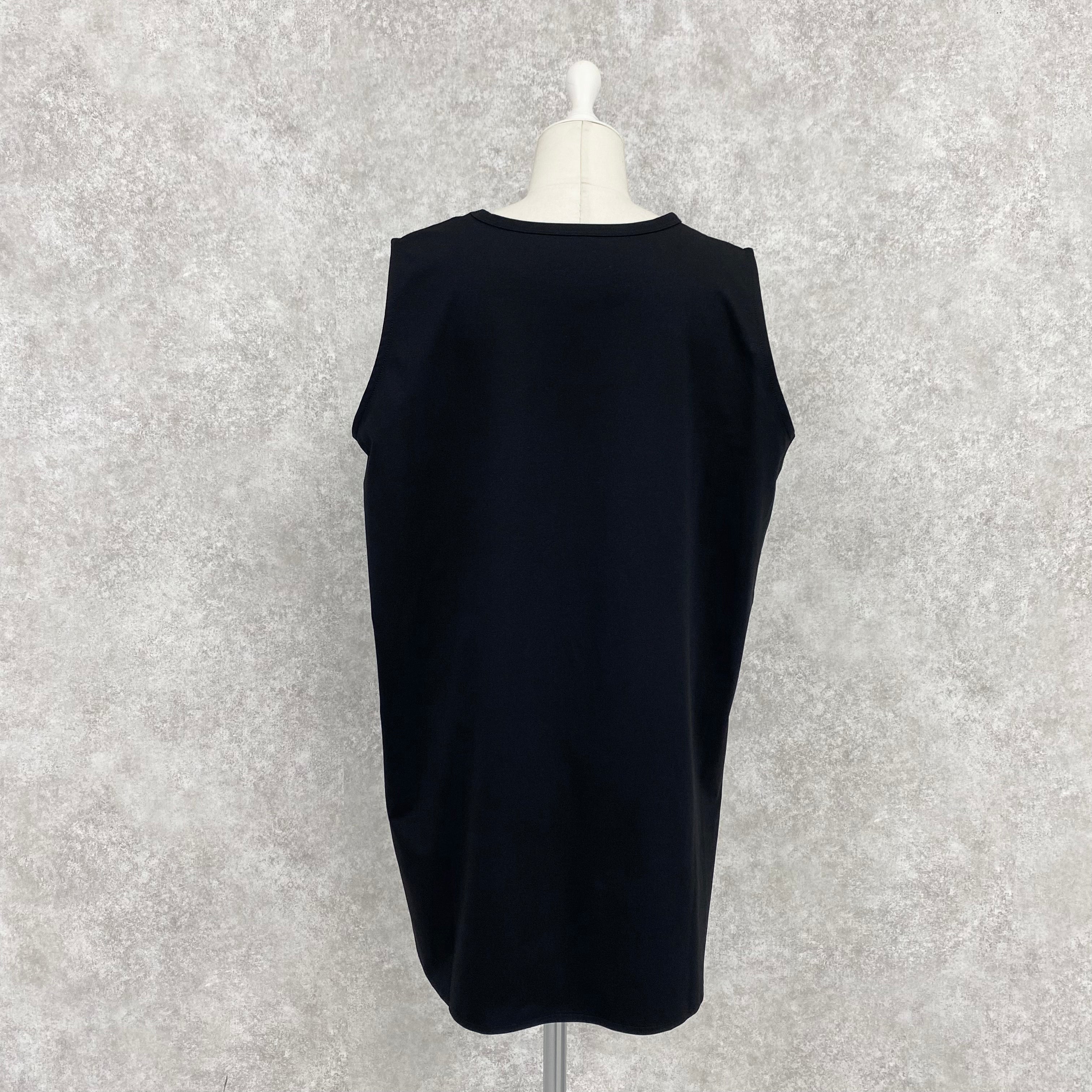 【ASYMM】LAYER MATE TANK -black-