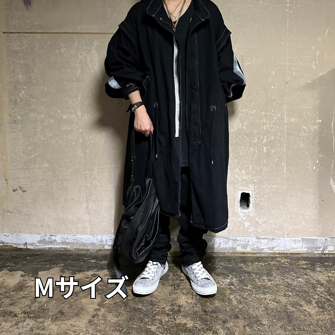 ⚠️予約【M.U.L.】テールショルダー(洗い加工) -ブラック- ※R7. 6月末納品予定