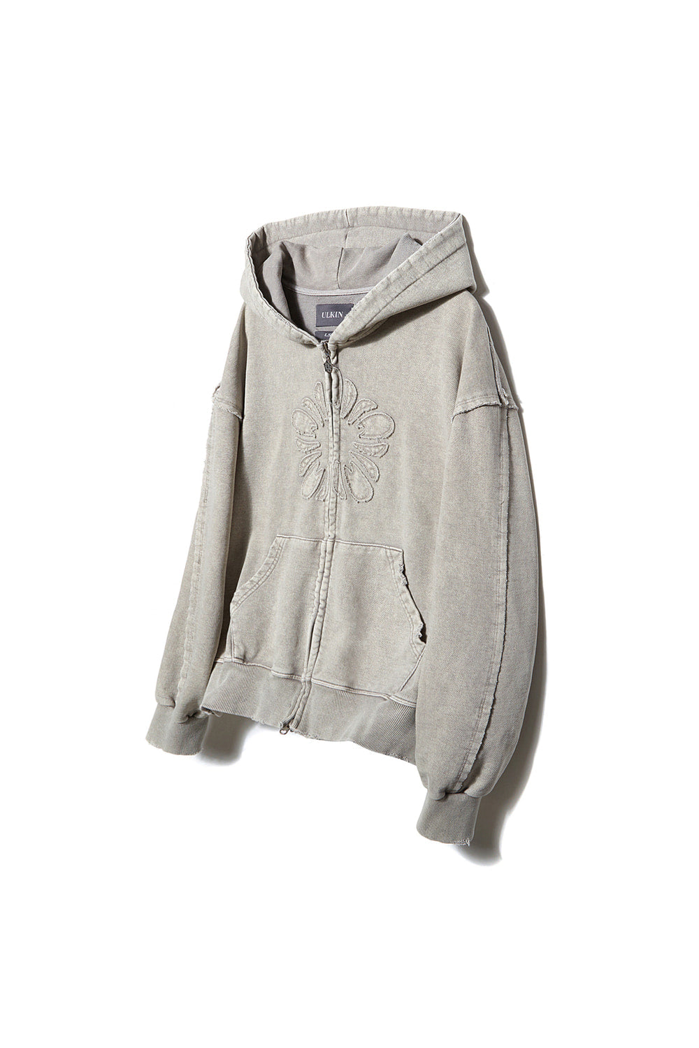 ※予約商品【ULKIN】MUGUNG Vintage Zip-up Hoodie_Oatmeal ※12月頃より順次配送予定
