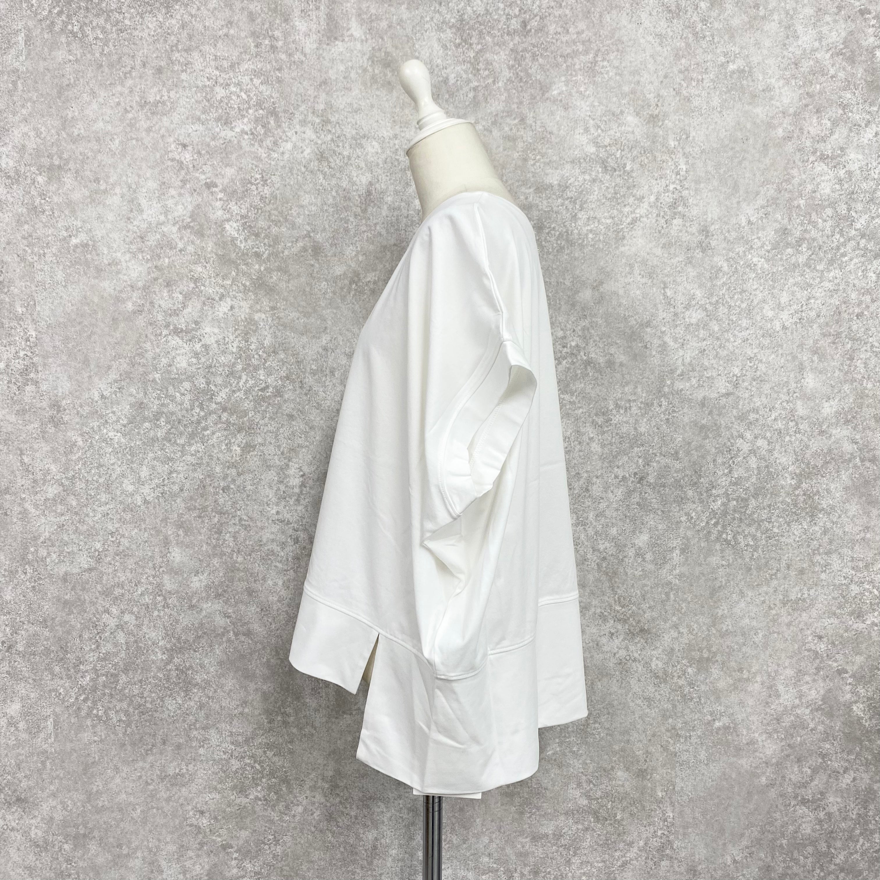 【ASYMM】NEAT TEE -white-