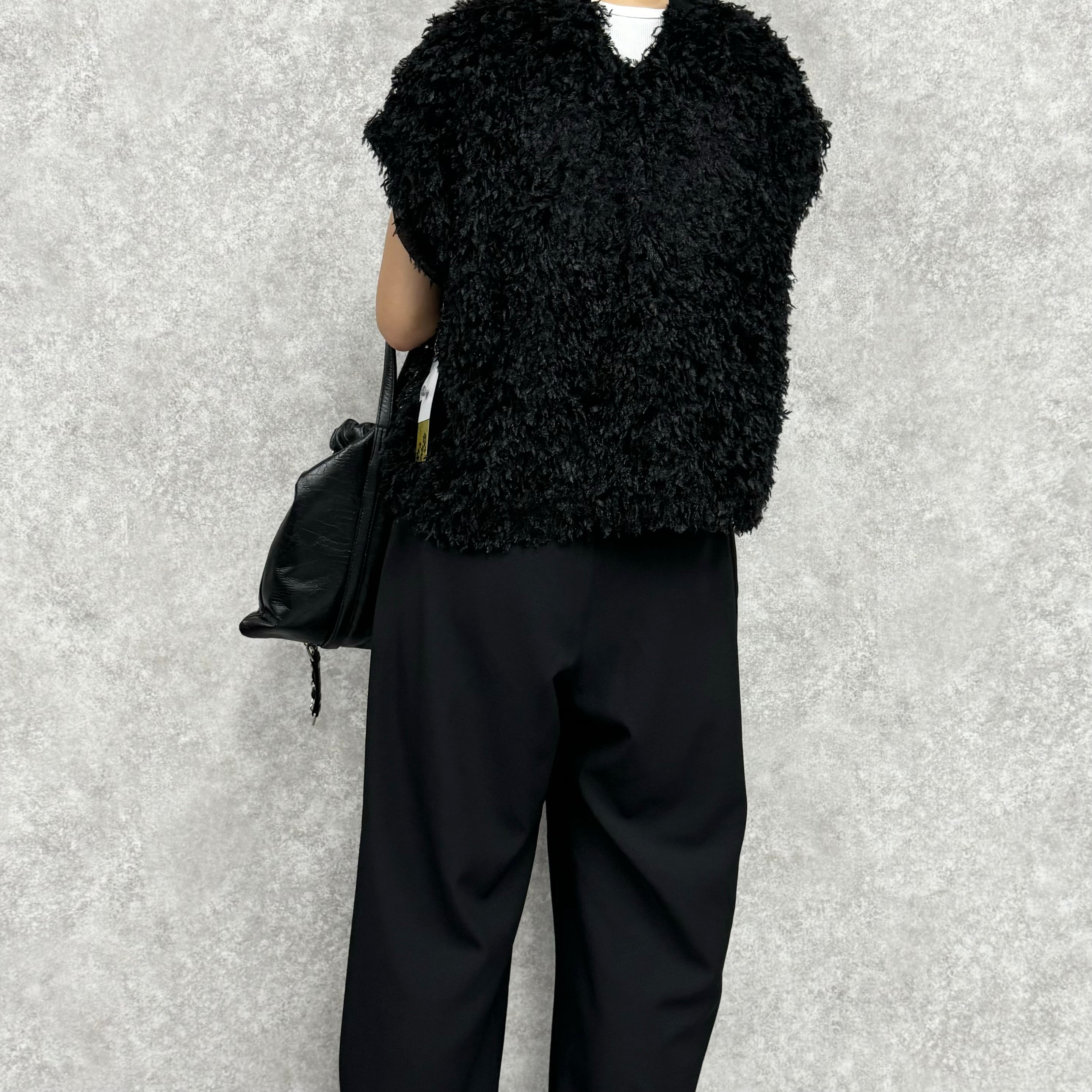 2Wayタックパンツ ブラック ※9/17〜23より順次配送