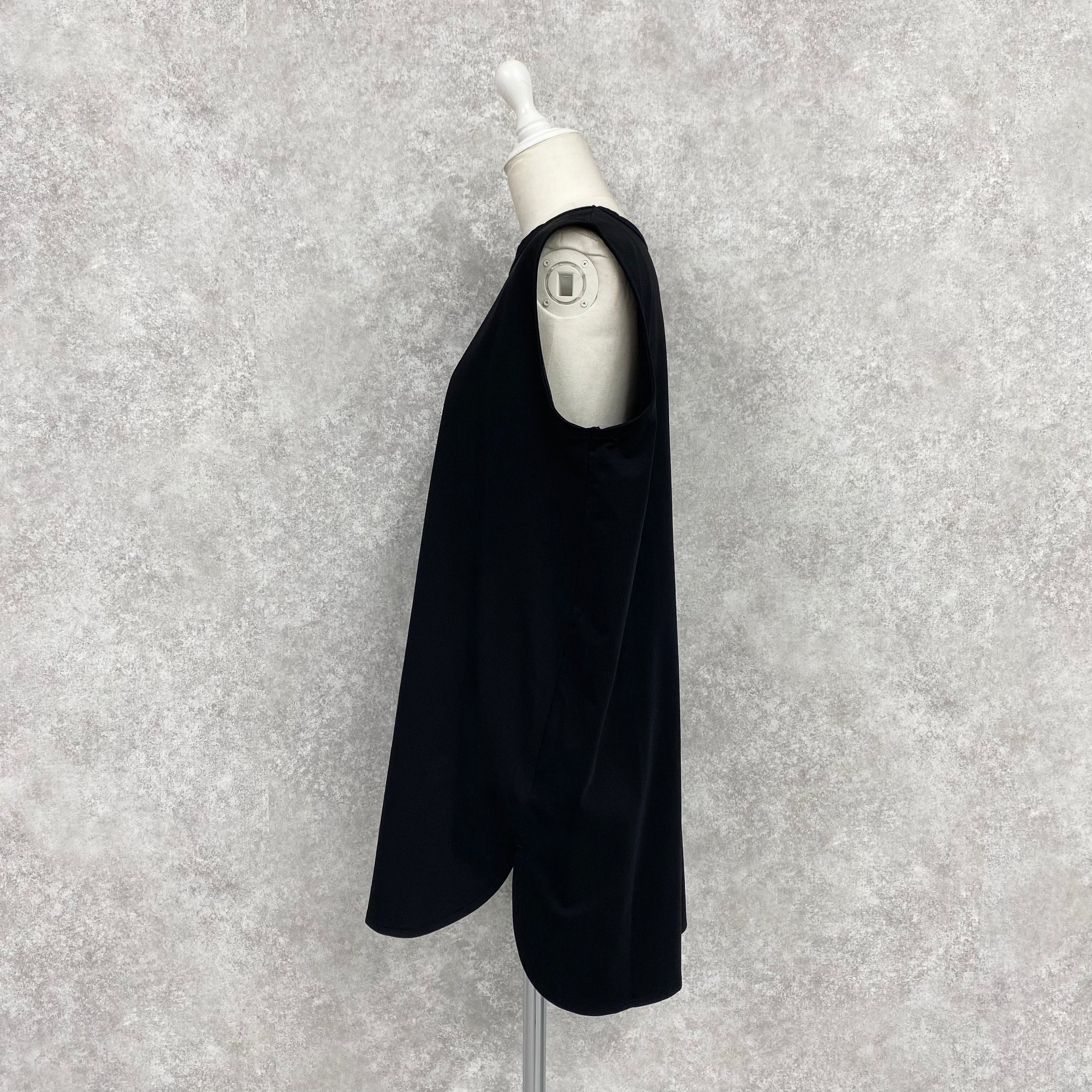 【ASYMM】LAYER MATE TANK -black-