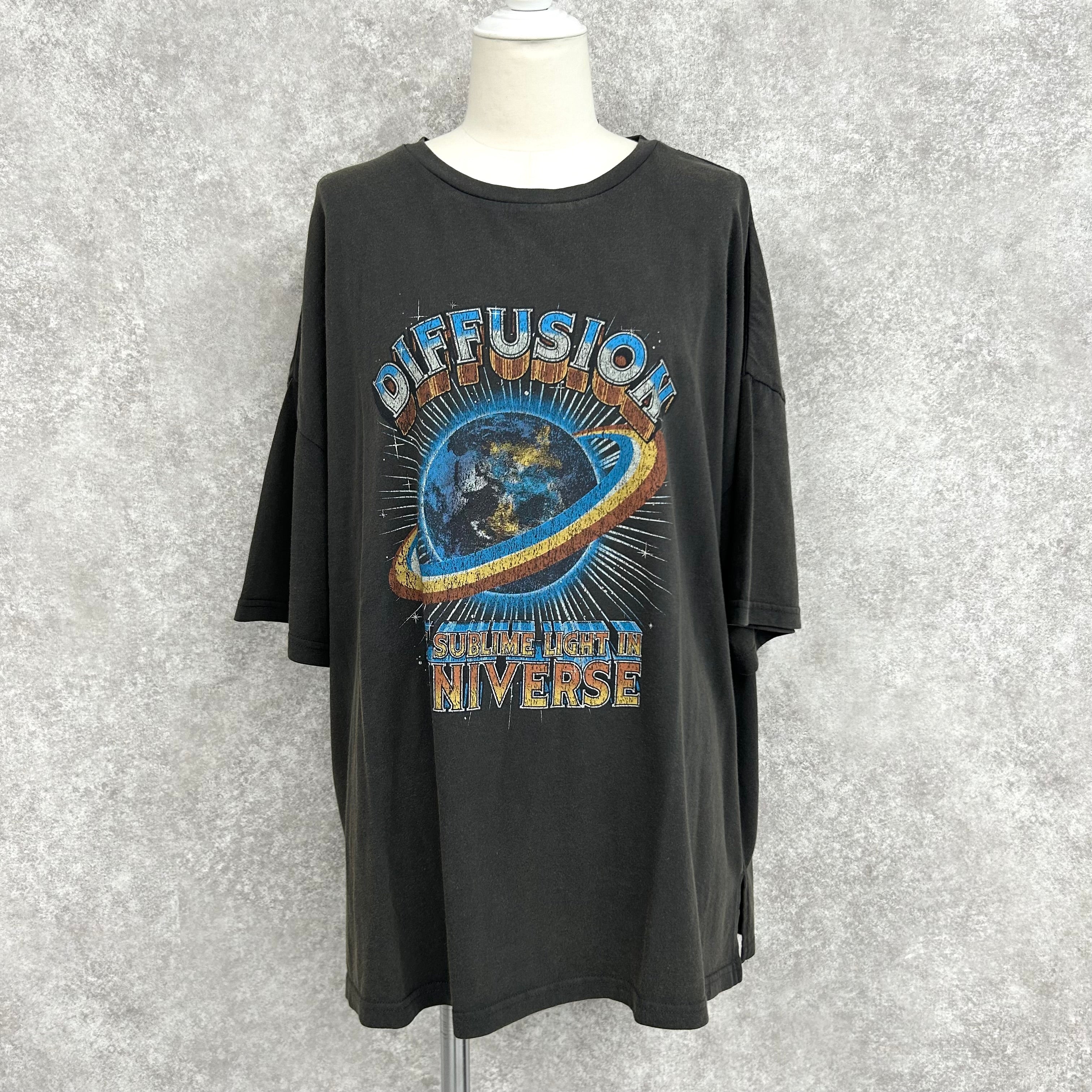 Earth & ロゴプリントTシャツ -スミクロ- ※8/6〜12より配送予定