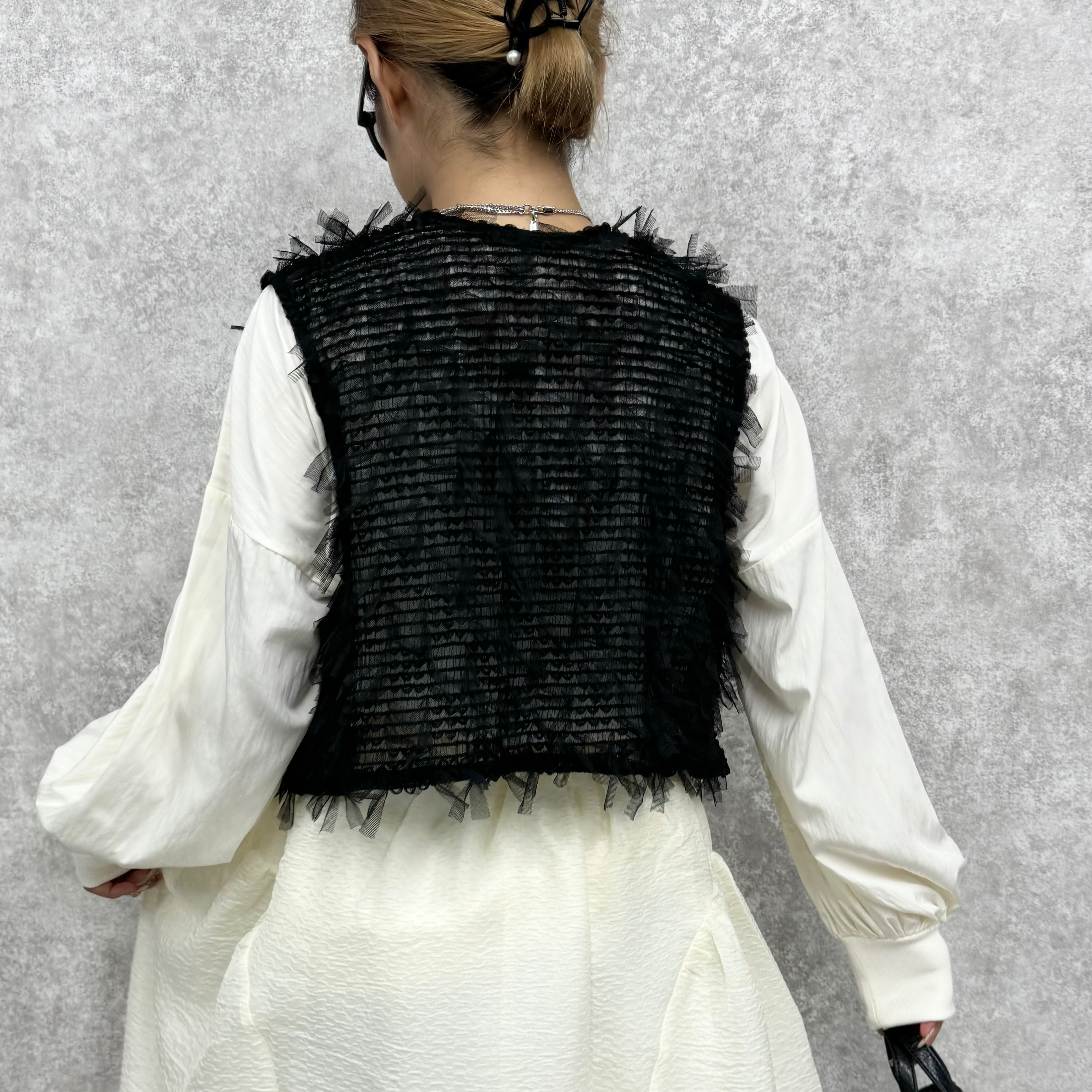 タフタオーバートップス -オフホワイト-  ※3/5〜11より順次発送予定