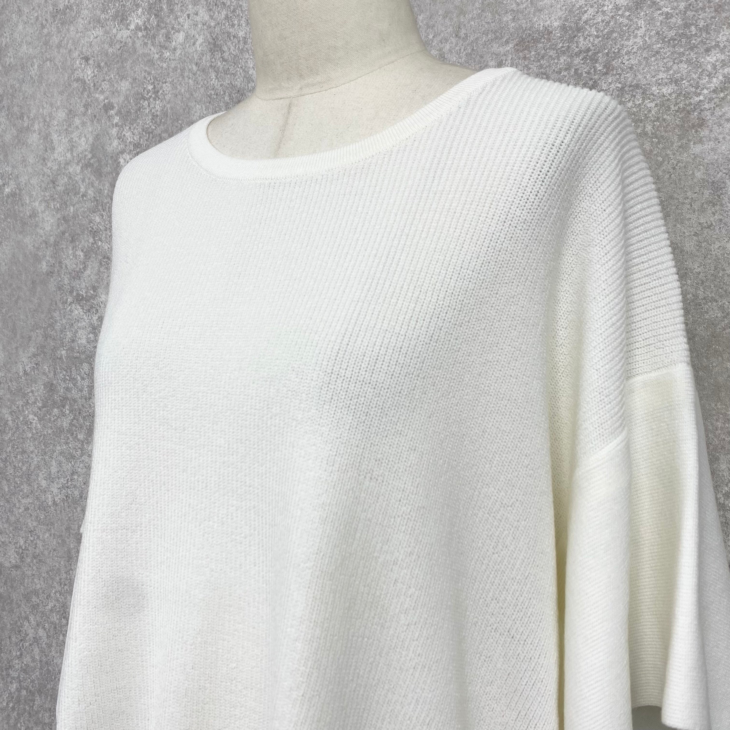 【ASYMM】Slow Knit -white-