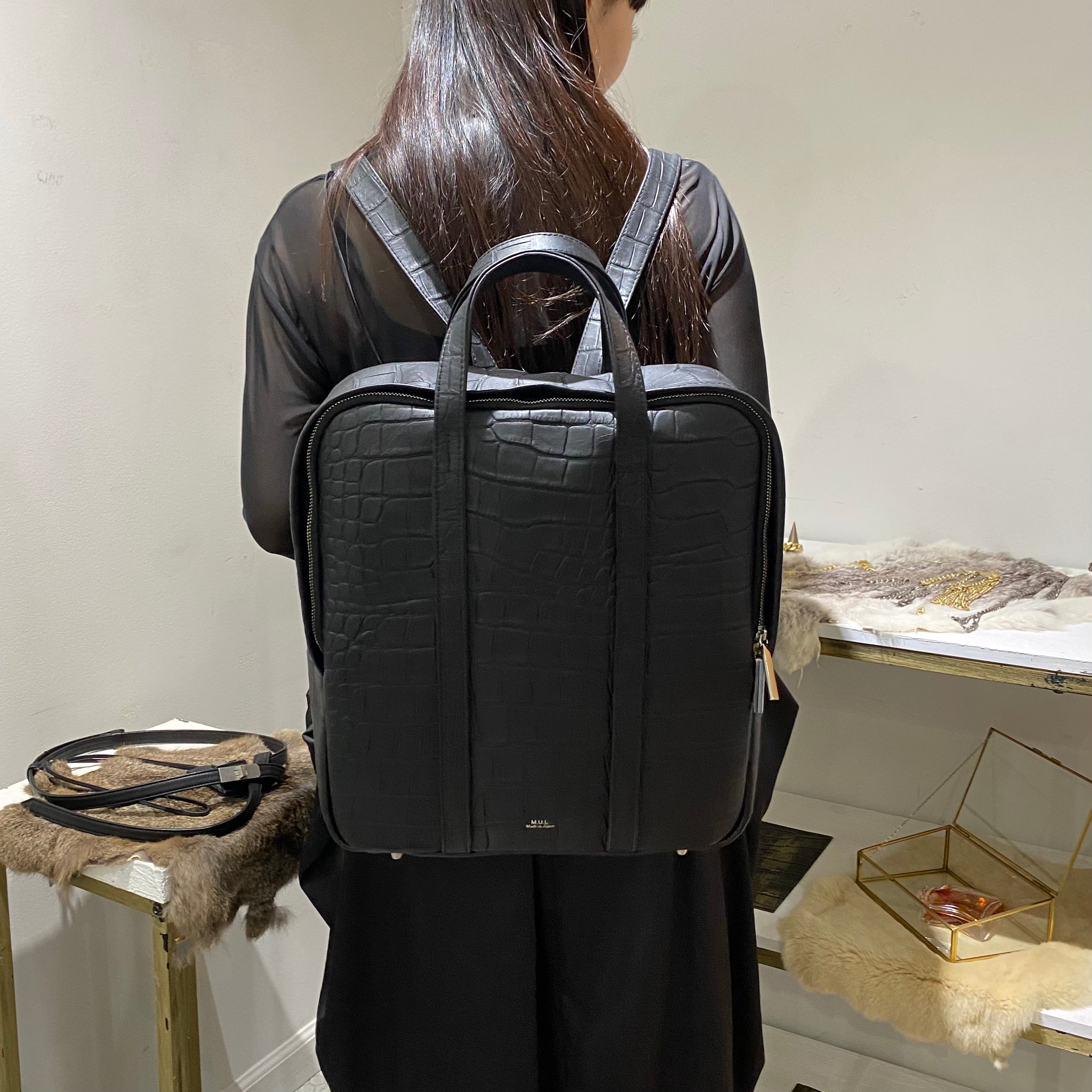 ⚠️予約【M.U.L.】ミニマルバックパック -ブラック- ※R7. 6月末納品予定