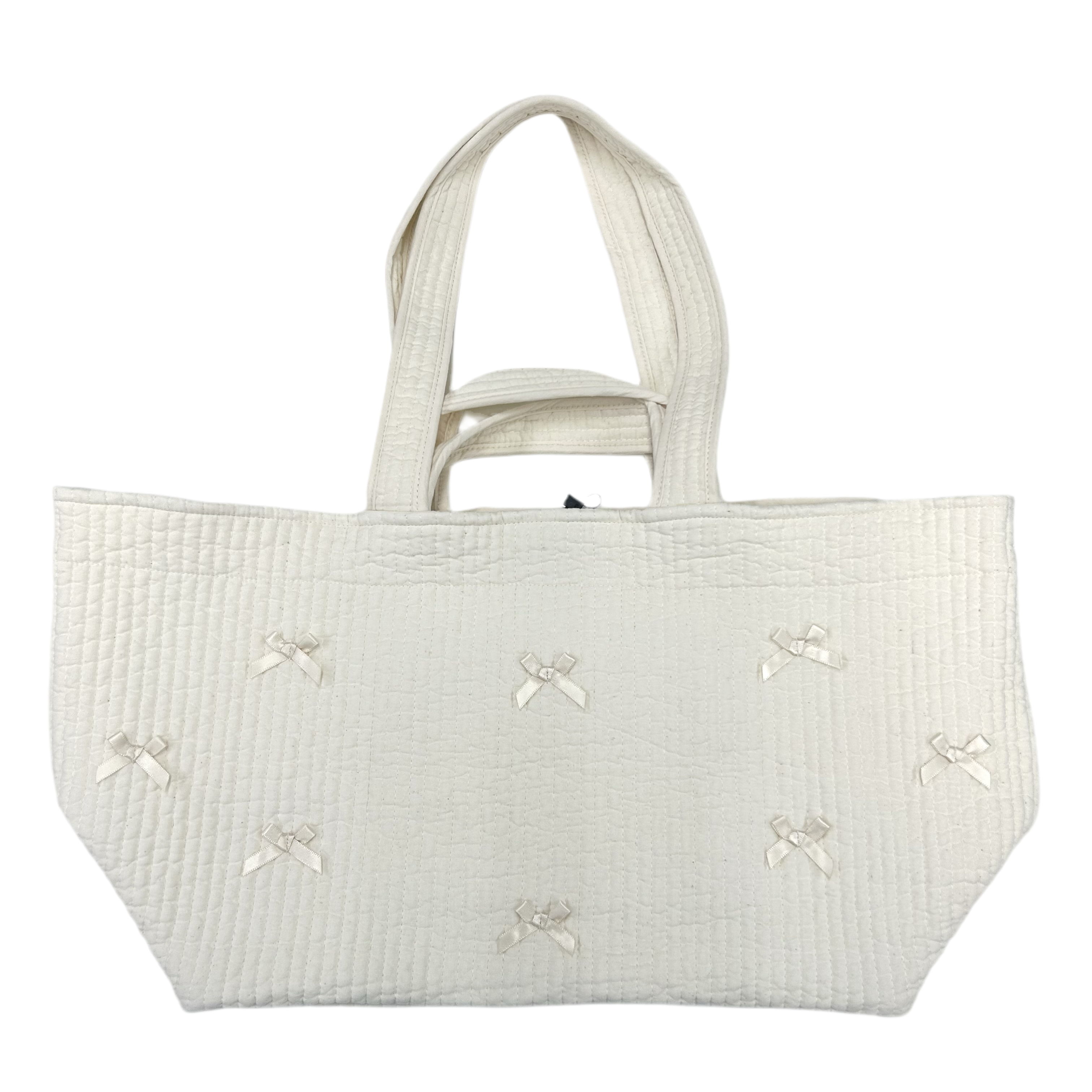 ポイントリボンバッグ  -ホワイト- ※11/5~11/11頃より順次発送