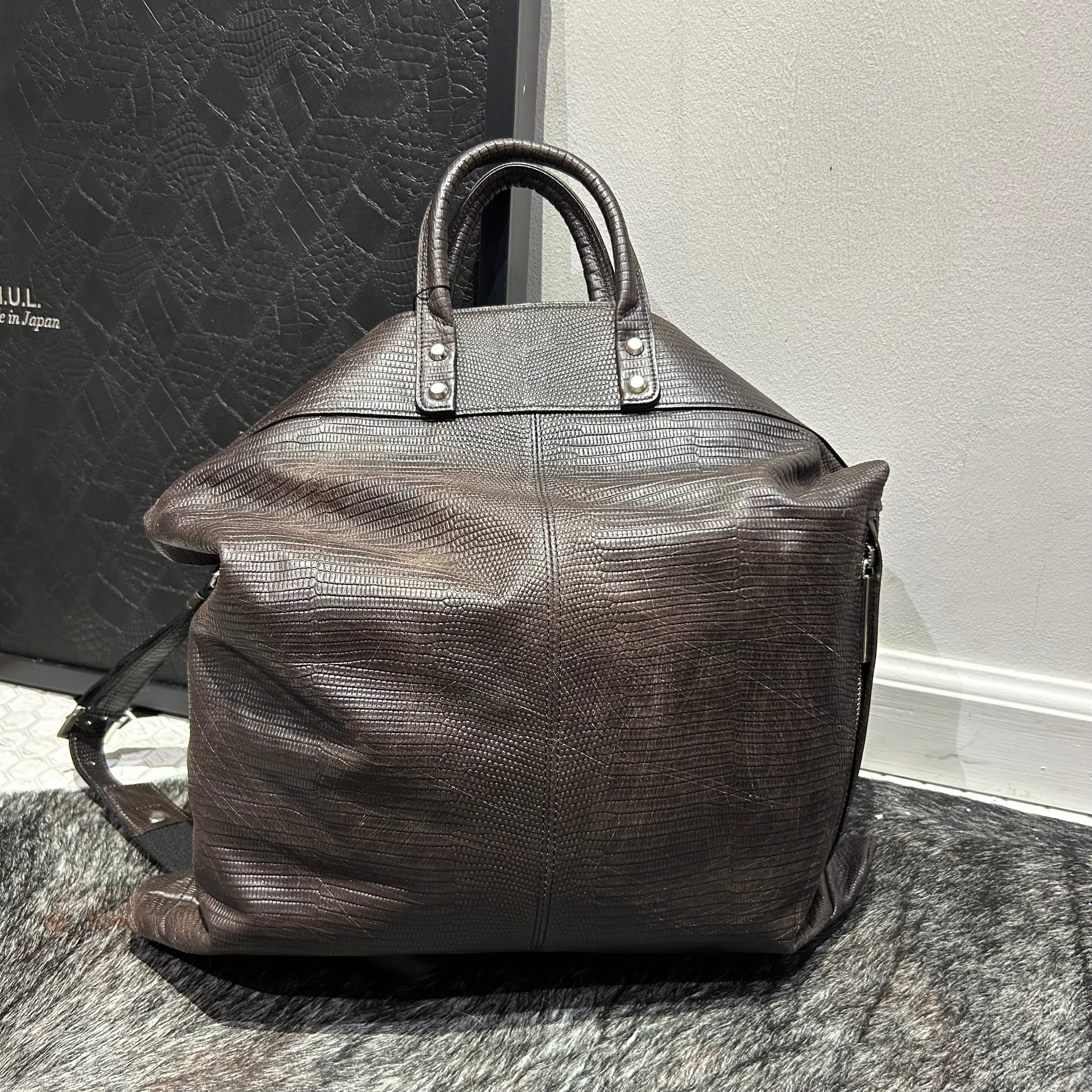 ⚠️予約【M.U.L.】stud series ヘルメットバックL -vintage ブラック-   ※R7. 6月末納品予定