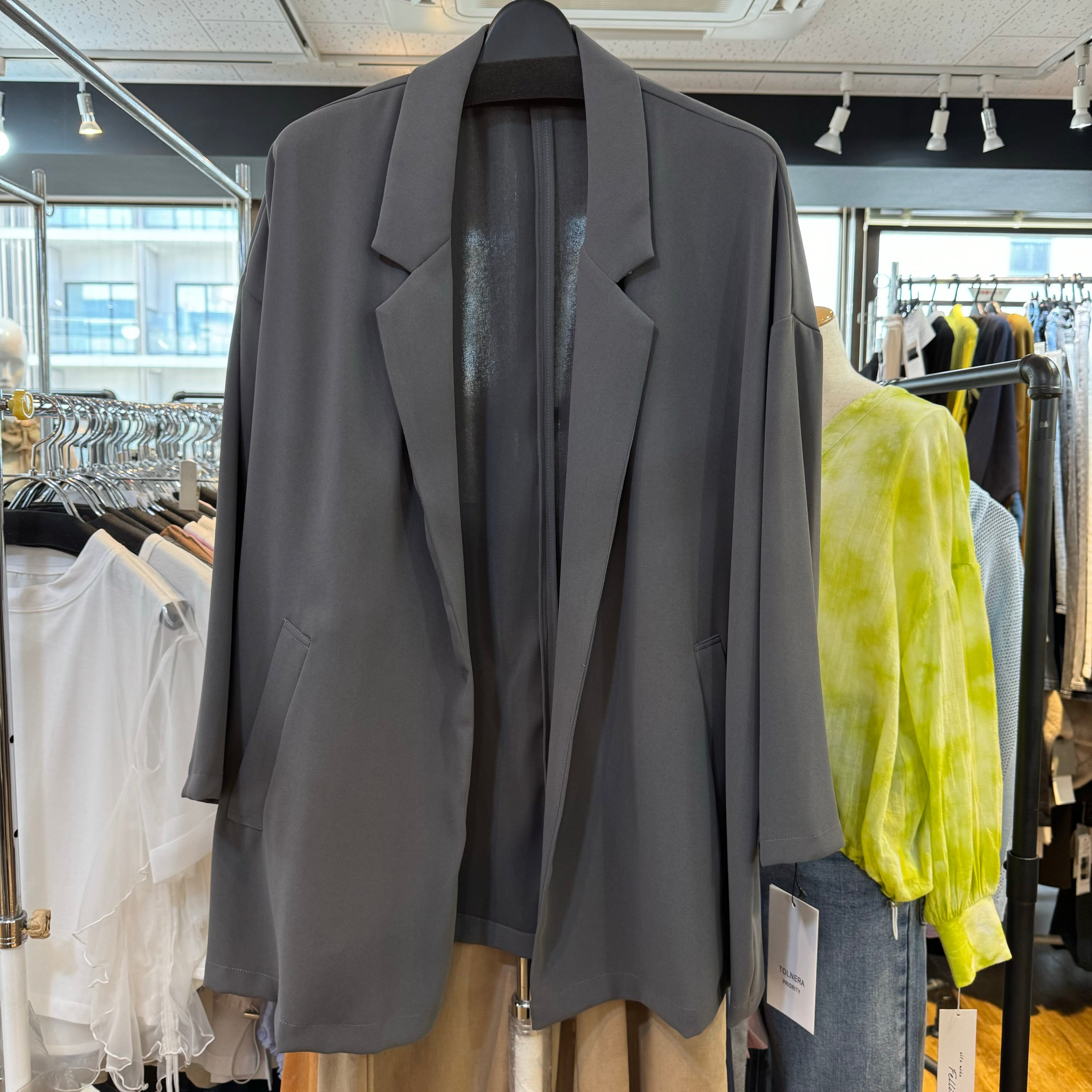 【PRIORITY】ジャケット -グレー- 037  ※9/17~23より順次発送予定