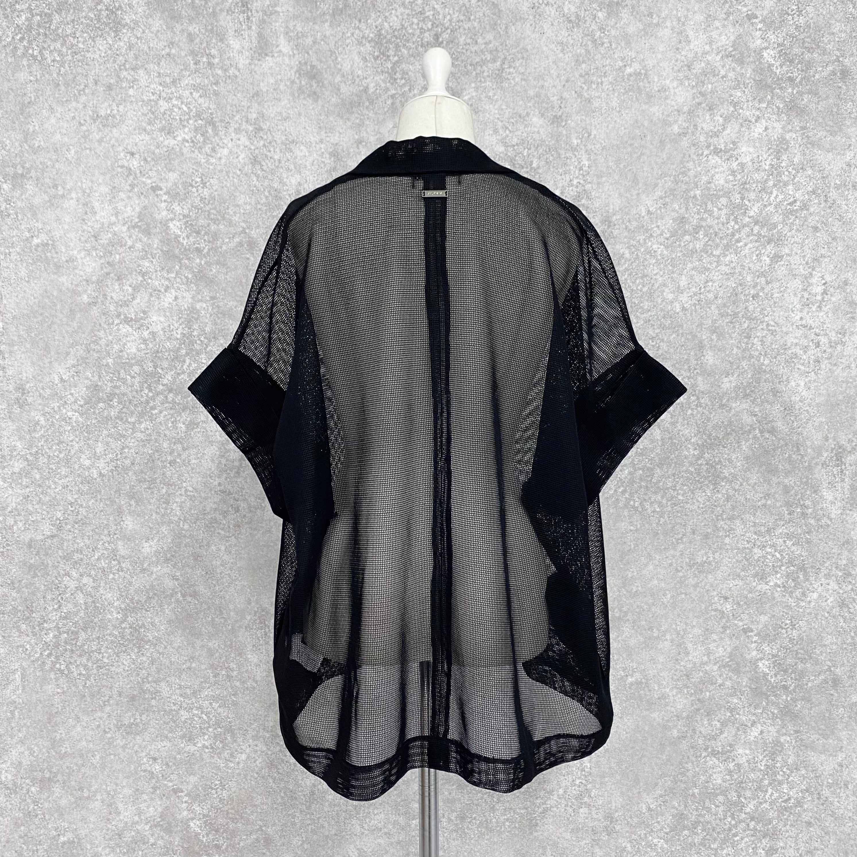 【ASYMM】AIR Mesh Jacket -black-