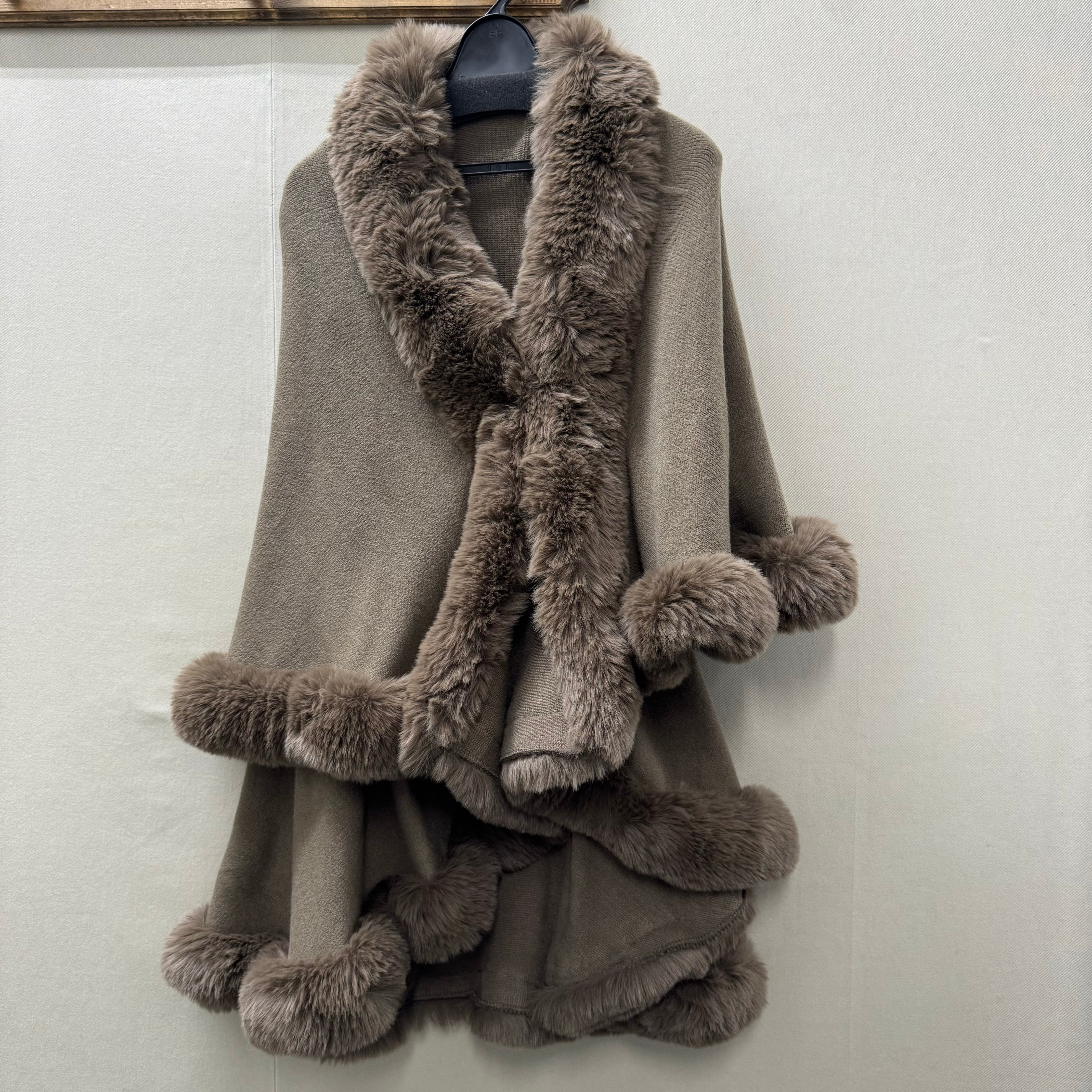 マダムポンチョ -ブラウン- ※10/22~28頃より順次発送