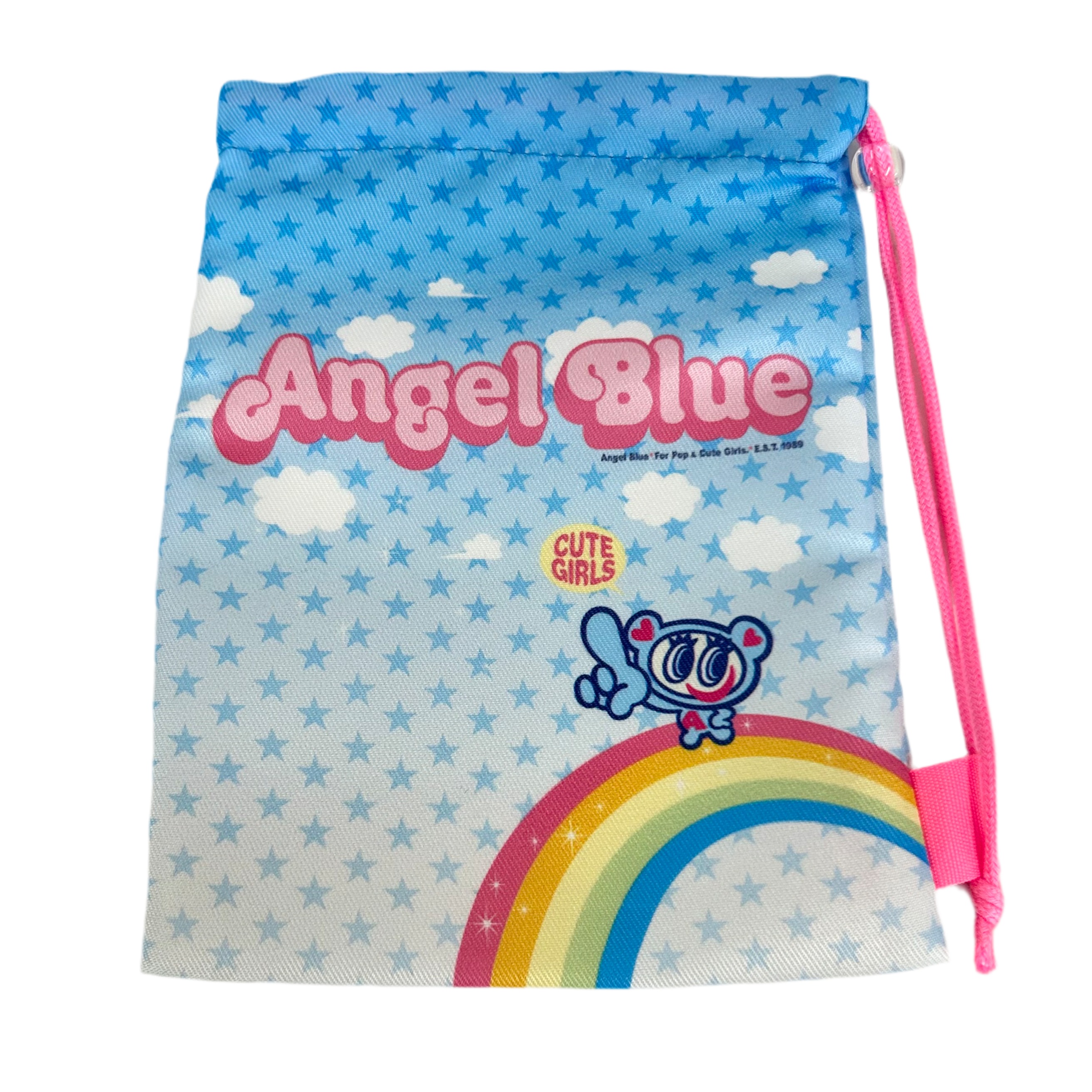 エンジェルブルーショッパー風巾着ブルー ※9/17-23より順次発送予定