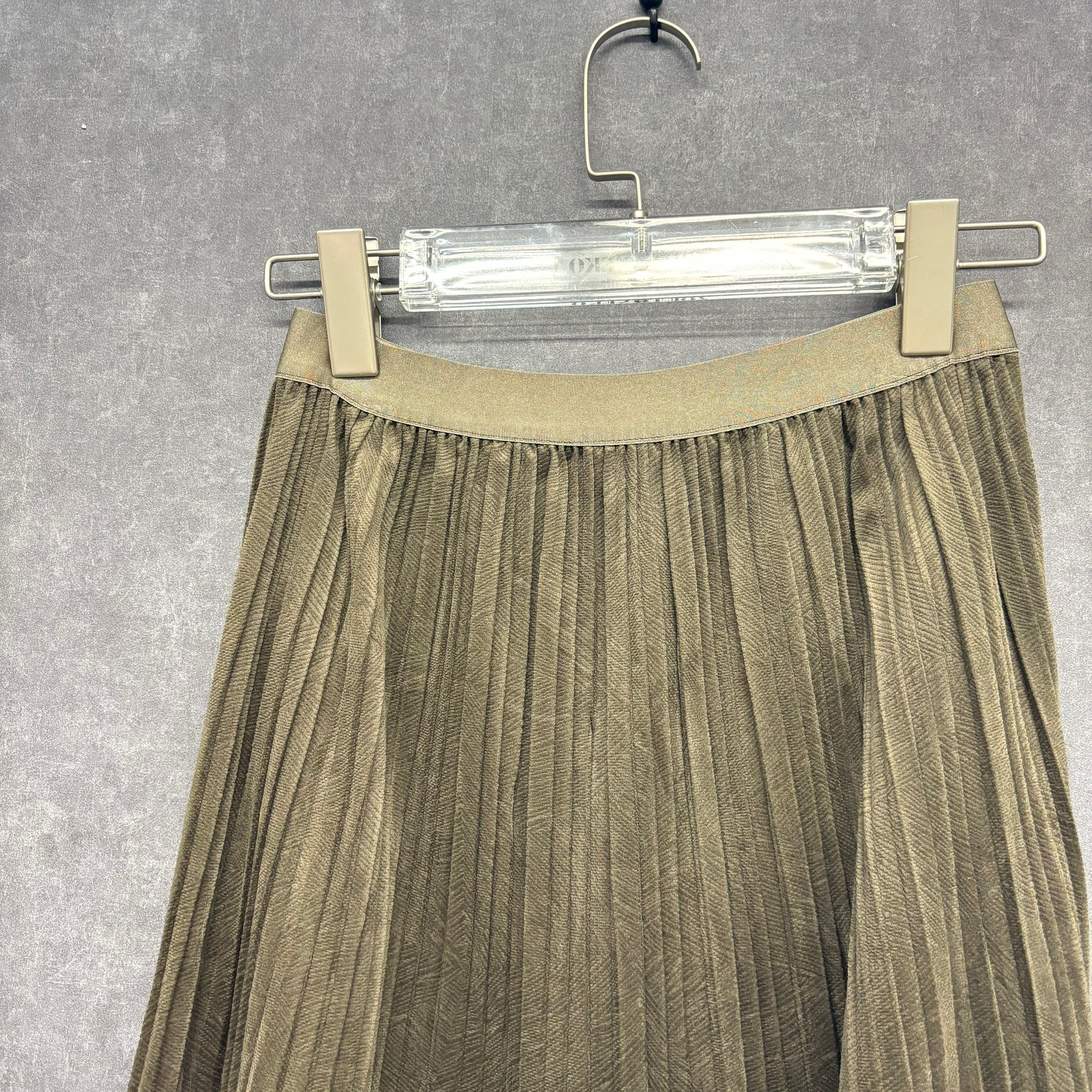 【予約】プリーツスカート カーキ ※11月下旬~12月上旬頃より順次配送予定