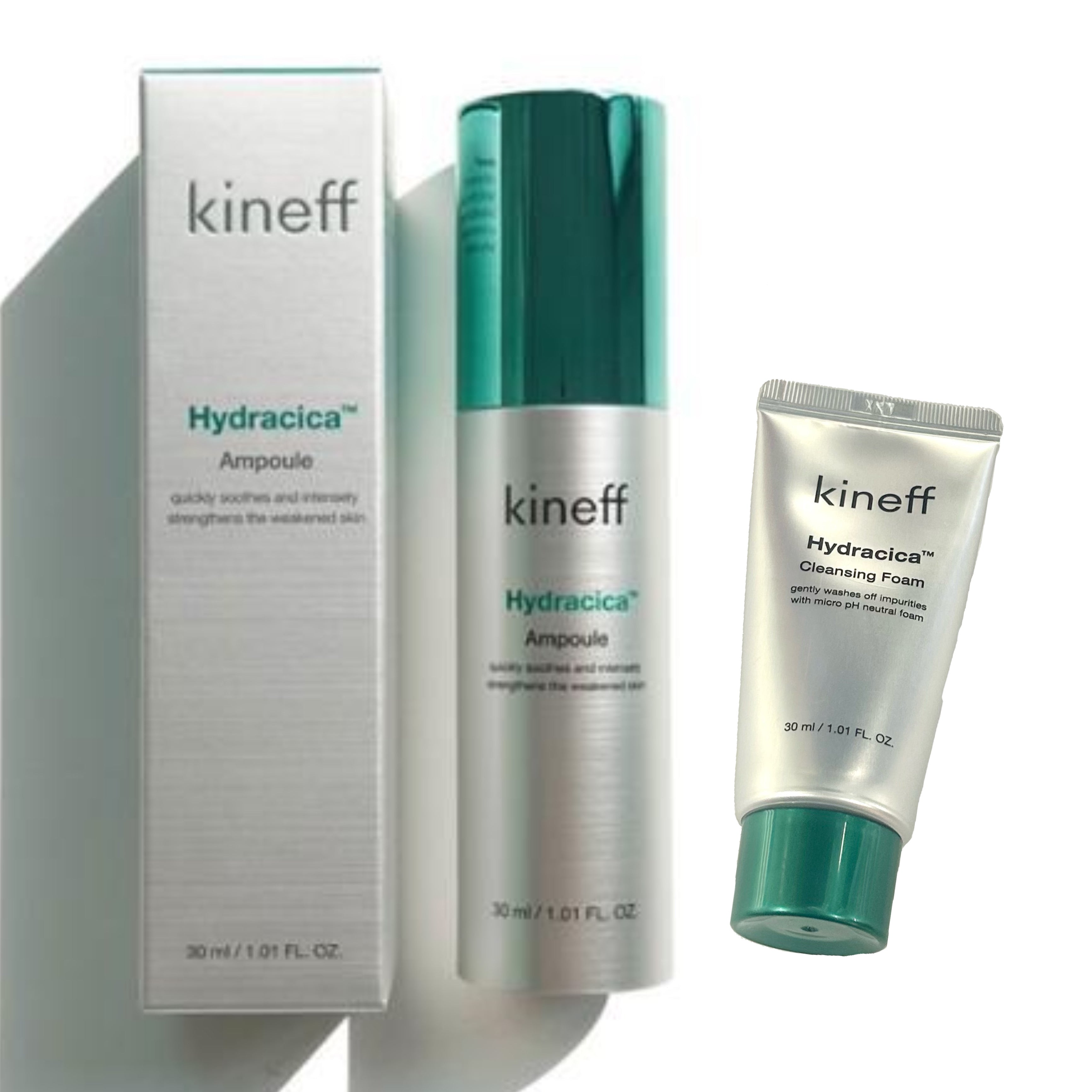 【kineff】ハイドラシカアンプル30ml  ( 洗顔30ml 付き) ★鎮静特化 ※7/8-15頃より配送予定