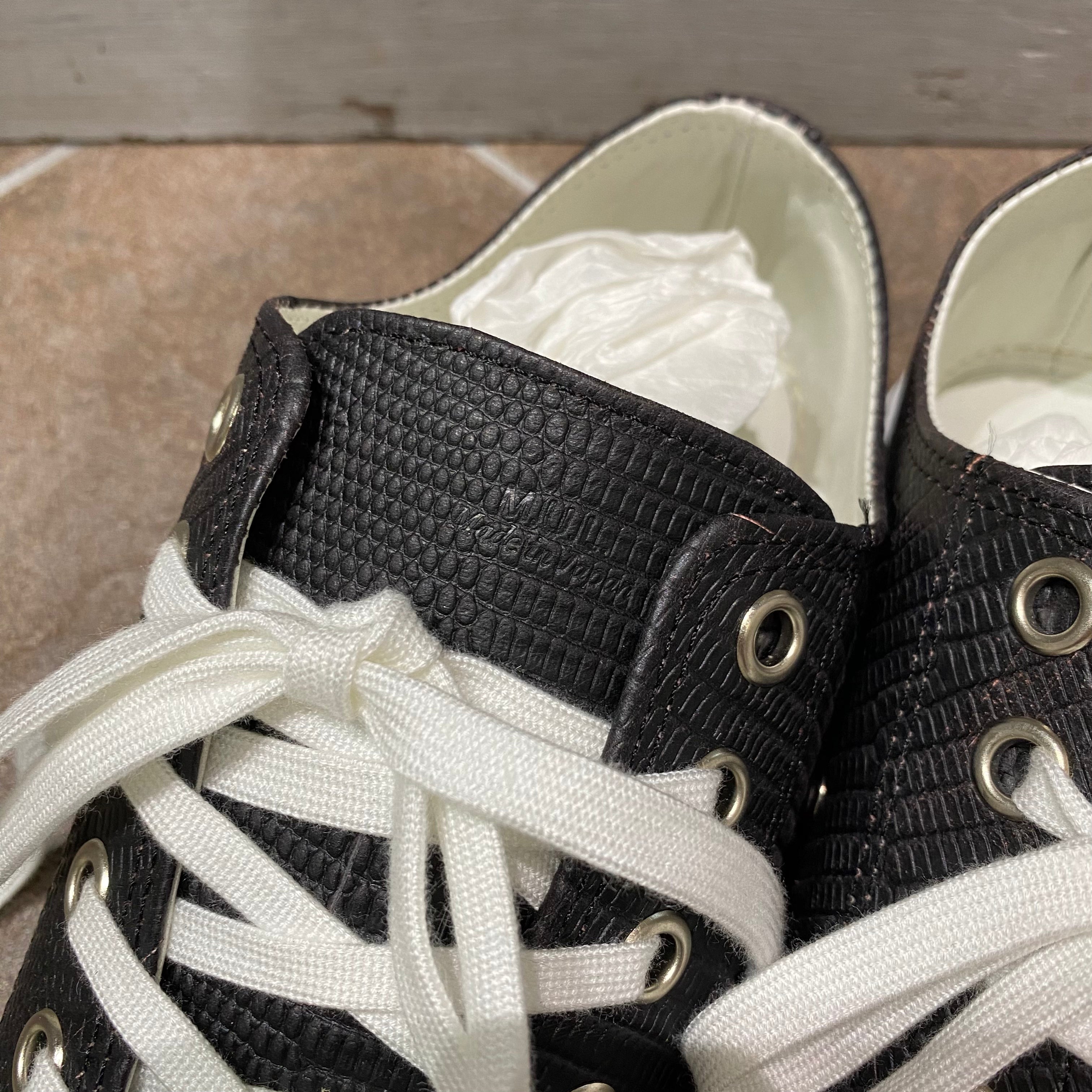 ⚠️予約【M.U.L.】ローカットスニーカー -vintage ブラック- ※R7. 6月末納品予定