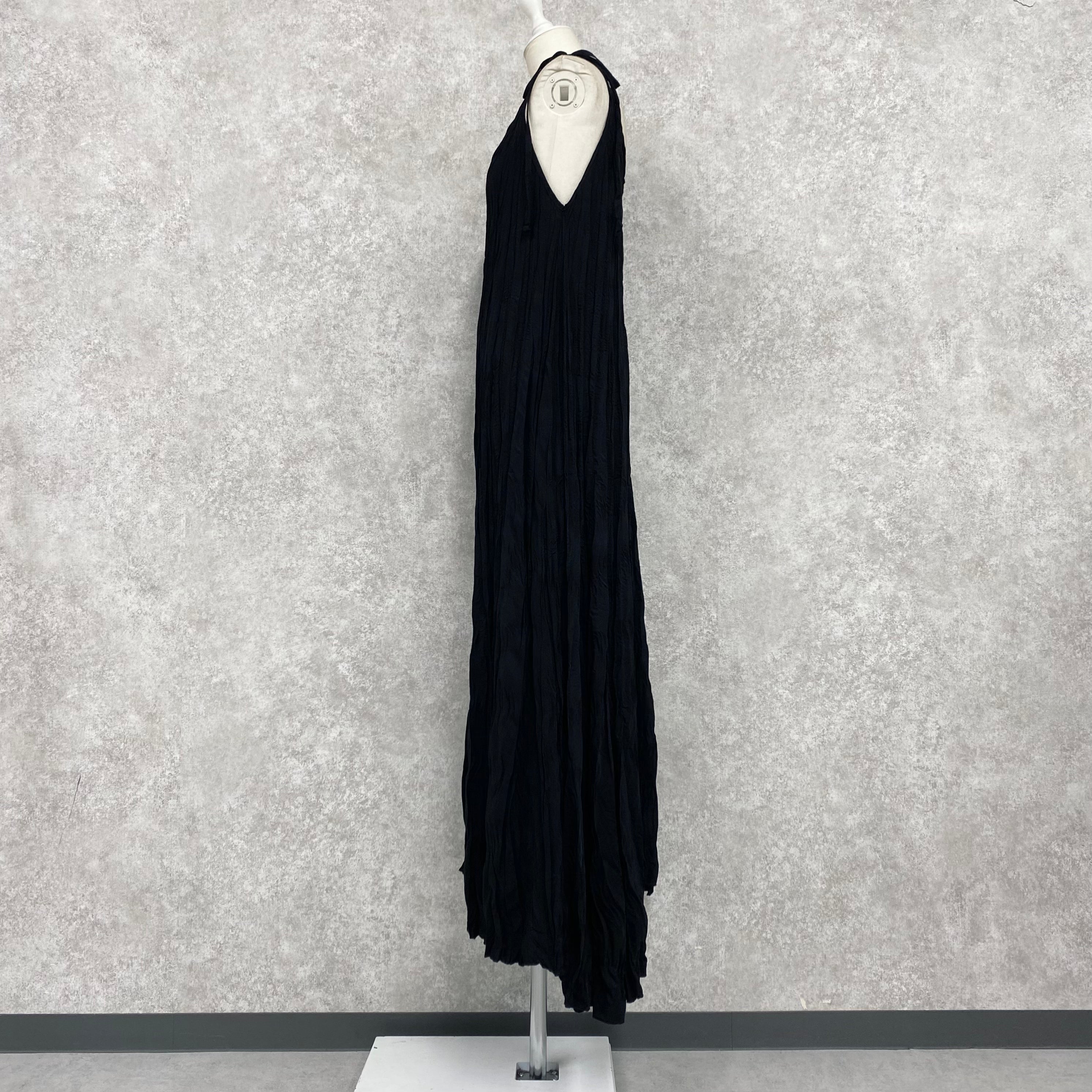 【ASYMM】CRUSHÉ DRESS -black-