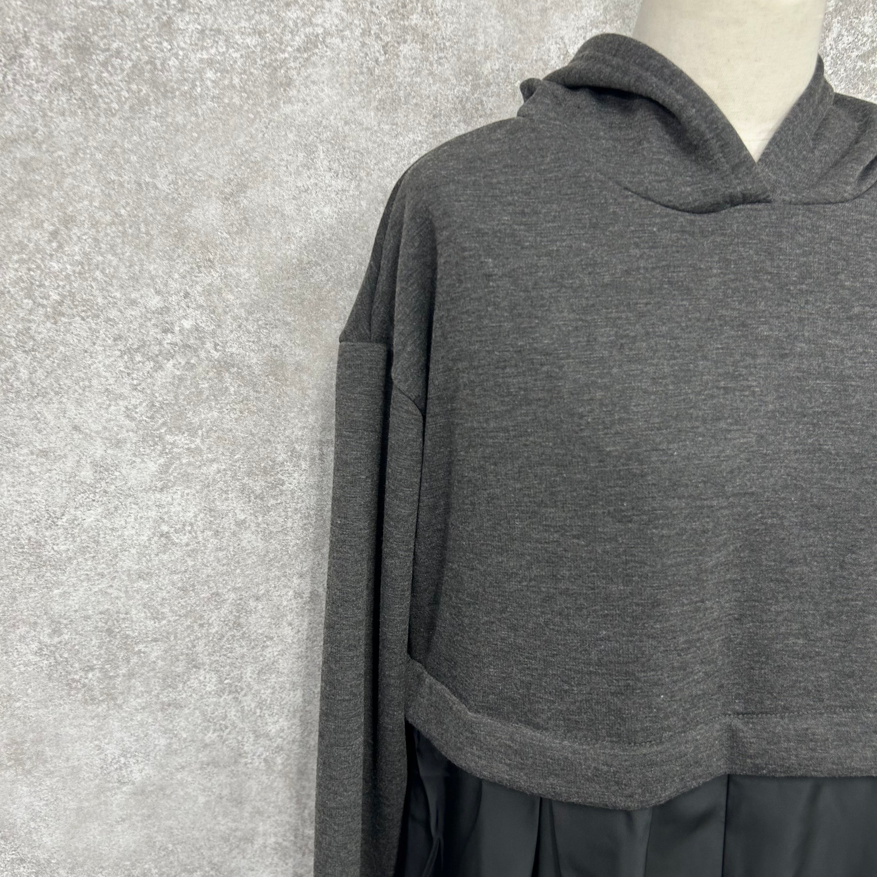 バルーンスカートワンピース -チャコール- ※10/29~11/4頃より順次発送予定