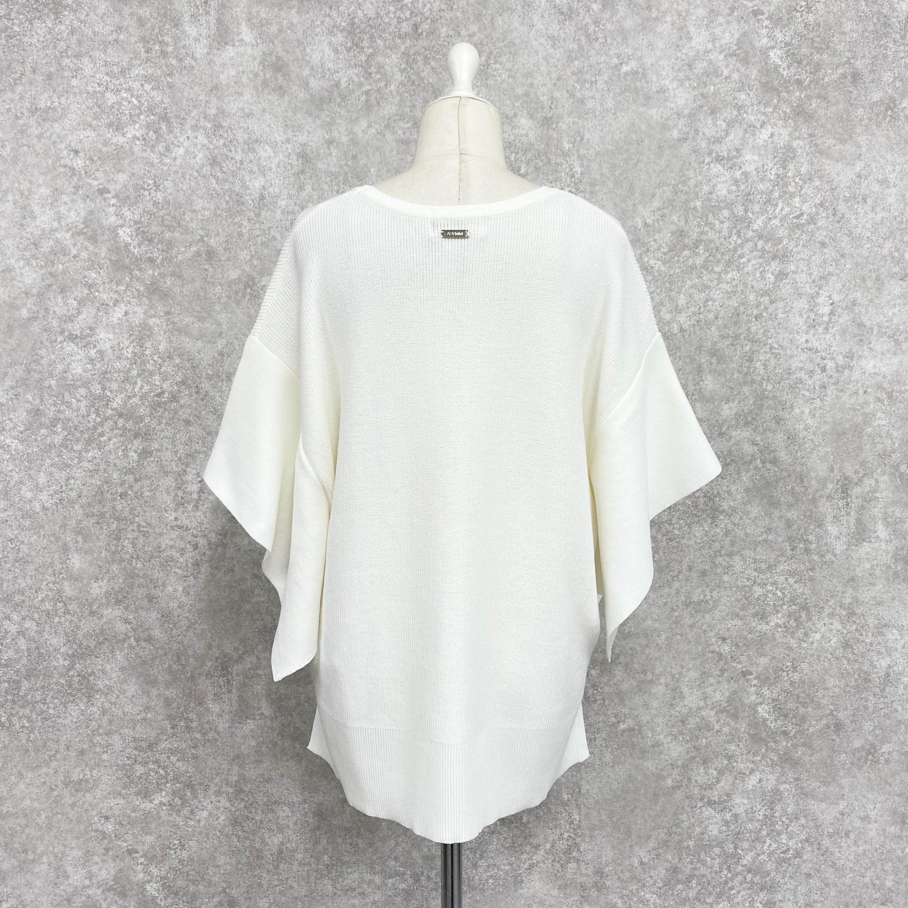【ASYMM】Slow Knit -white-