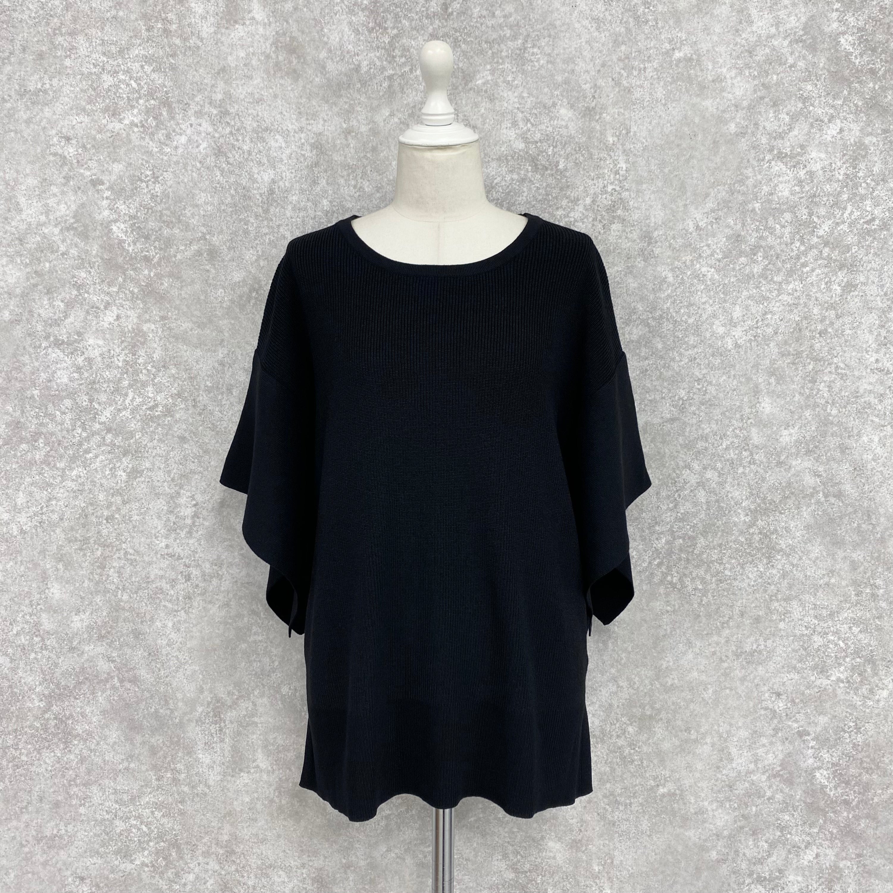 【ASYMM】Slow Knit -black-