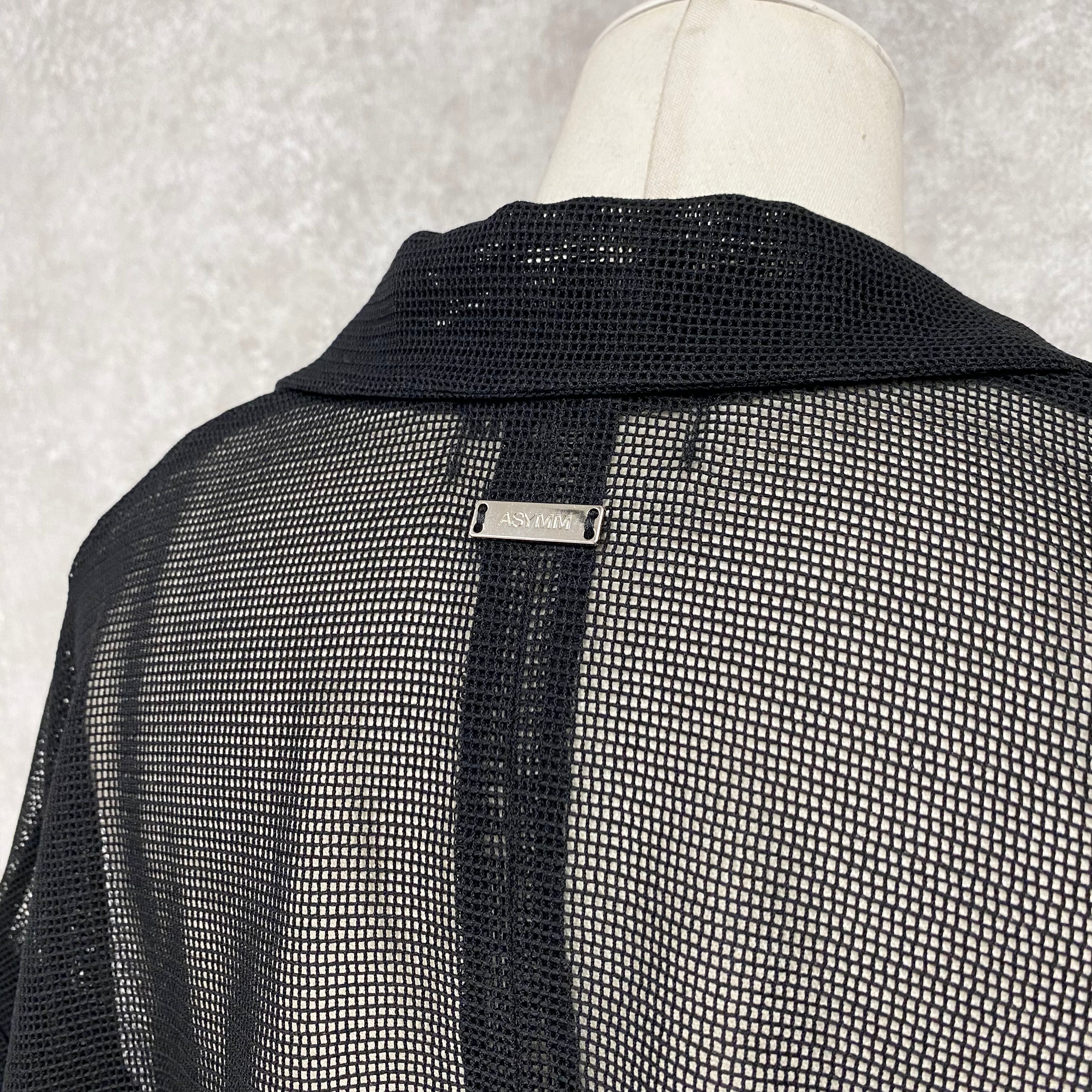 【ASYMM】AIR Mesh Jacket -black-