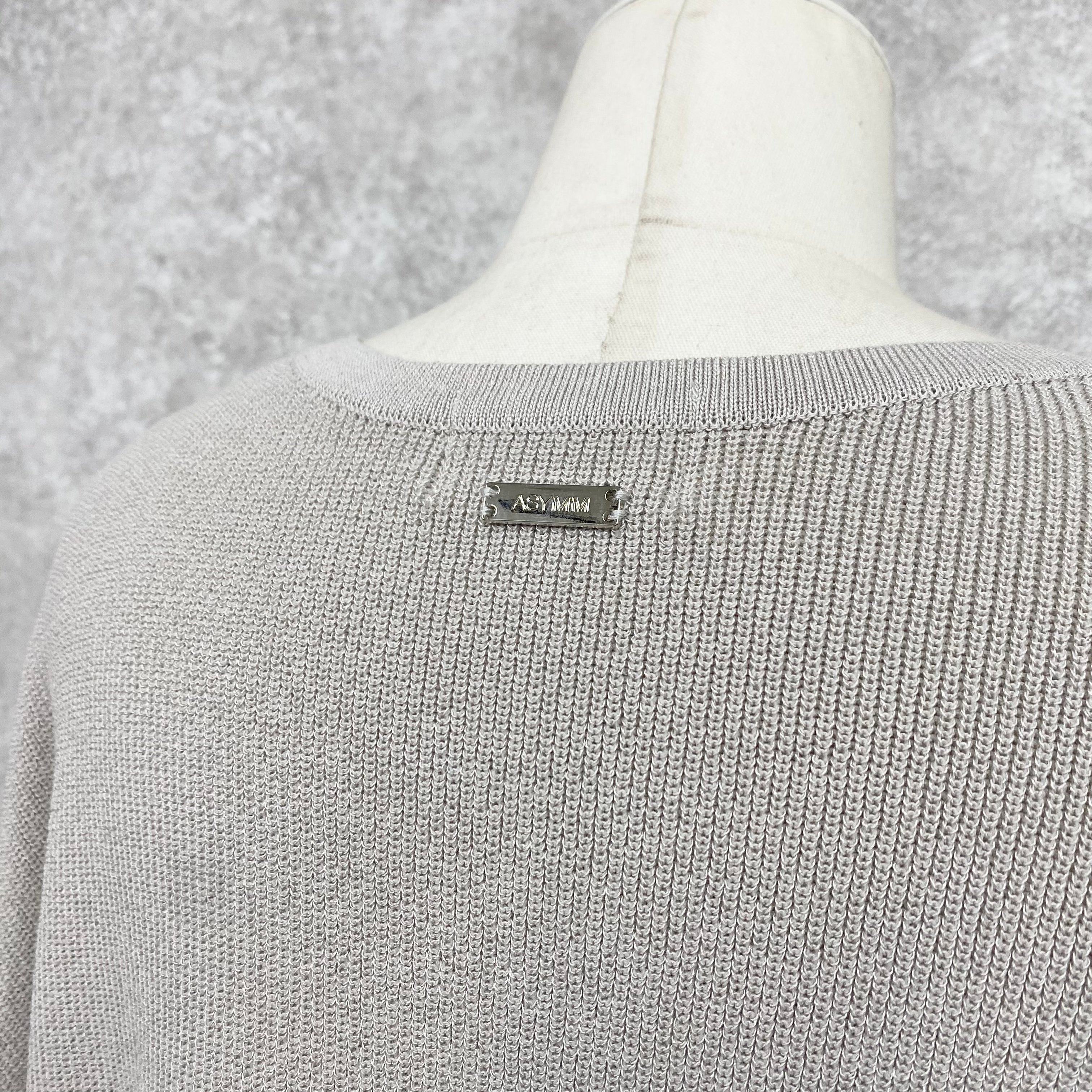 【ASYMM】Slow Knit -greige-
