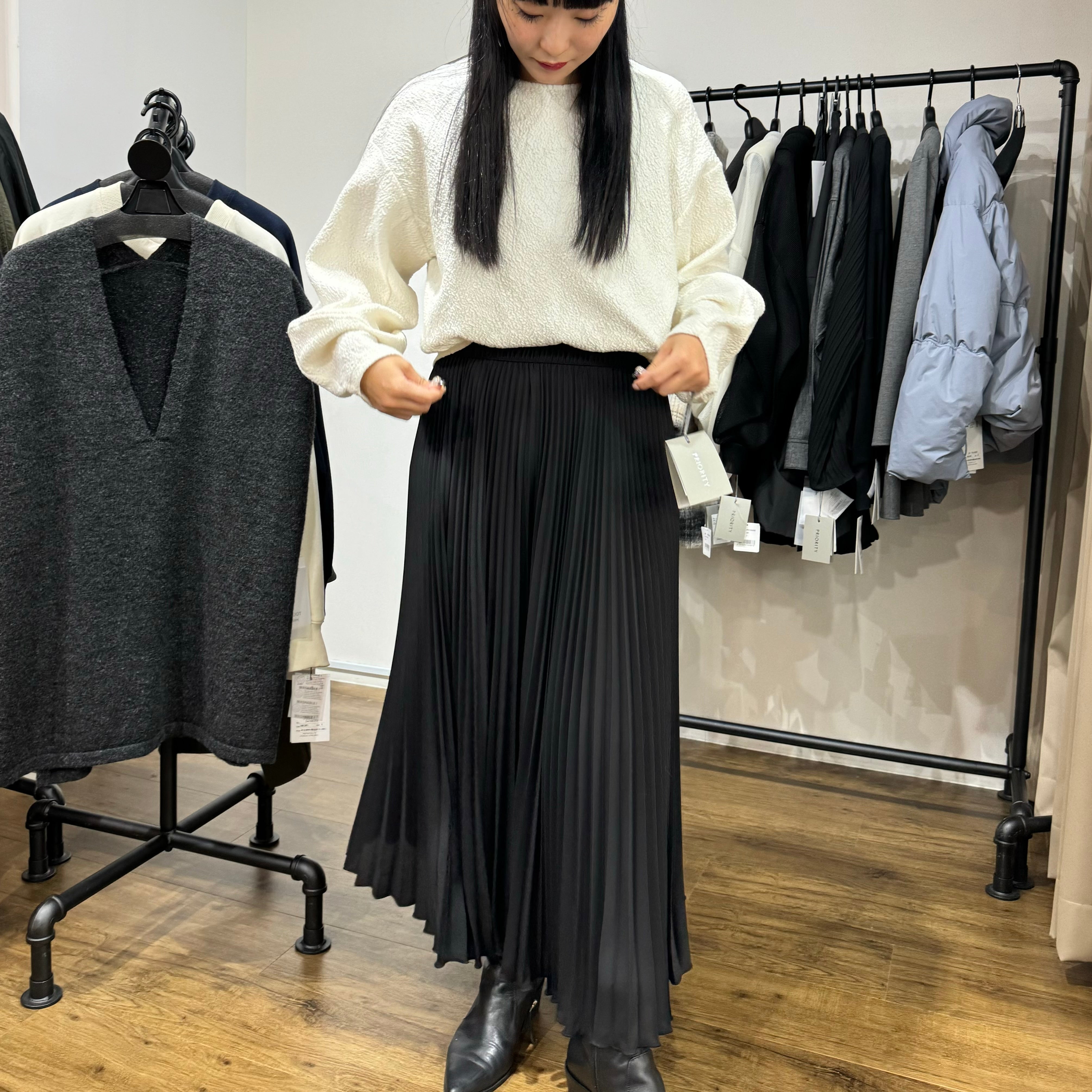 【PRIORITY】プリーツパンツ 26  ※4/23~4/29迄に順次発送予定  ※事務所発送(佐川急便)