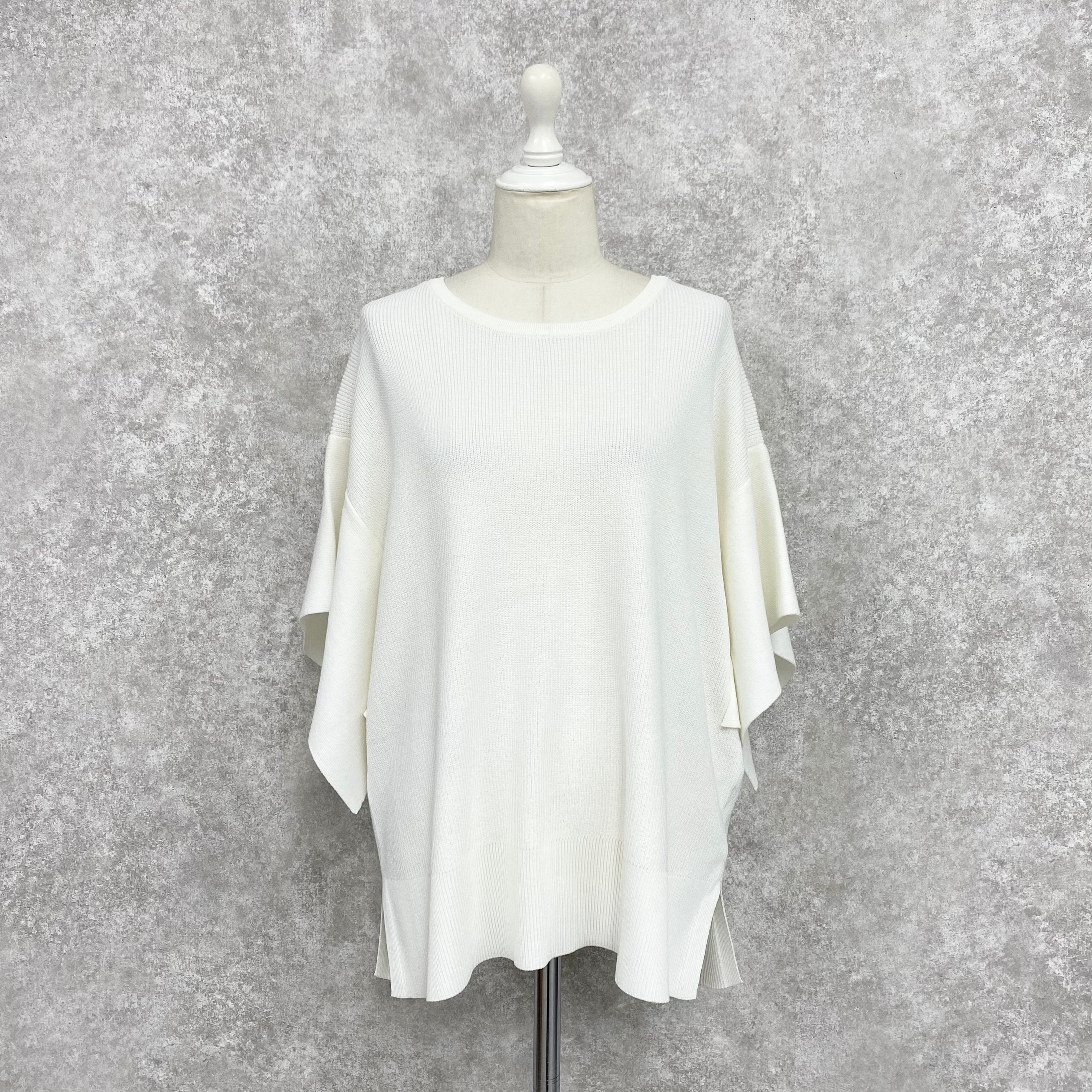【ASYMM】Slow Knit -white-