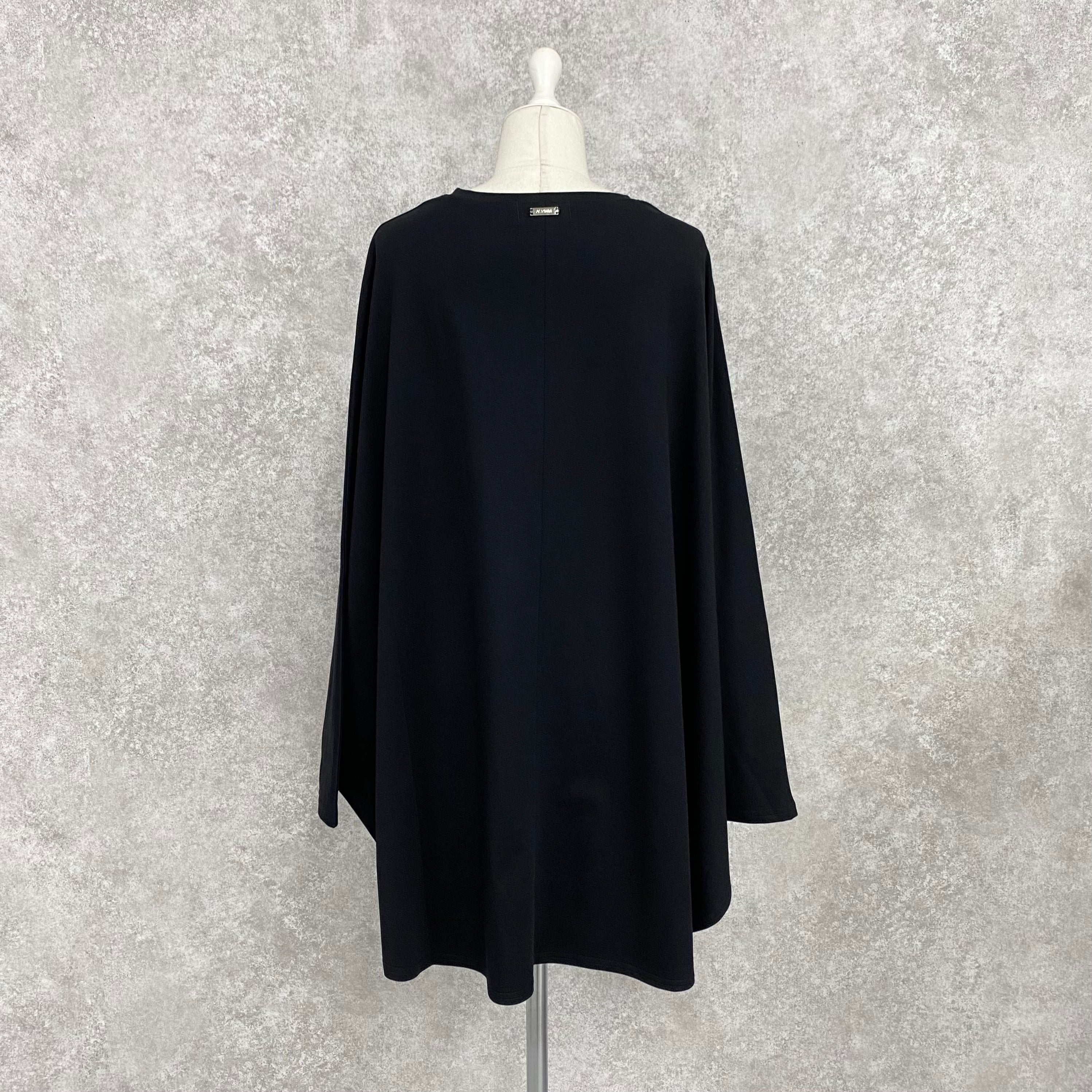 【ASYMM】VOID TEE -black-