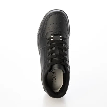 【EVOL】レースアップスニーカー   -ブラック- ※11/5〜11より順次発送