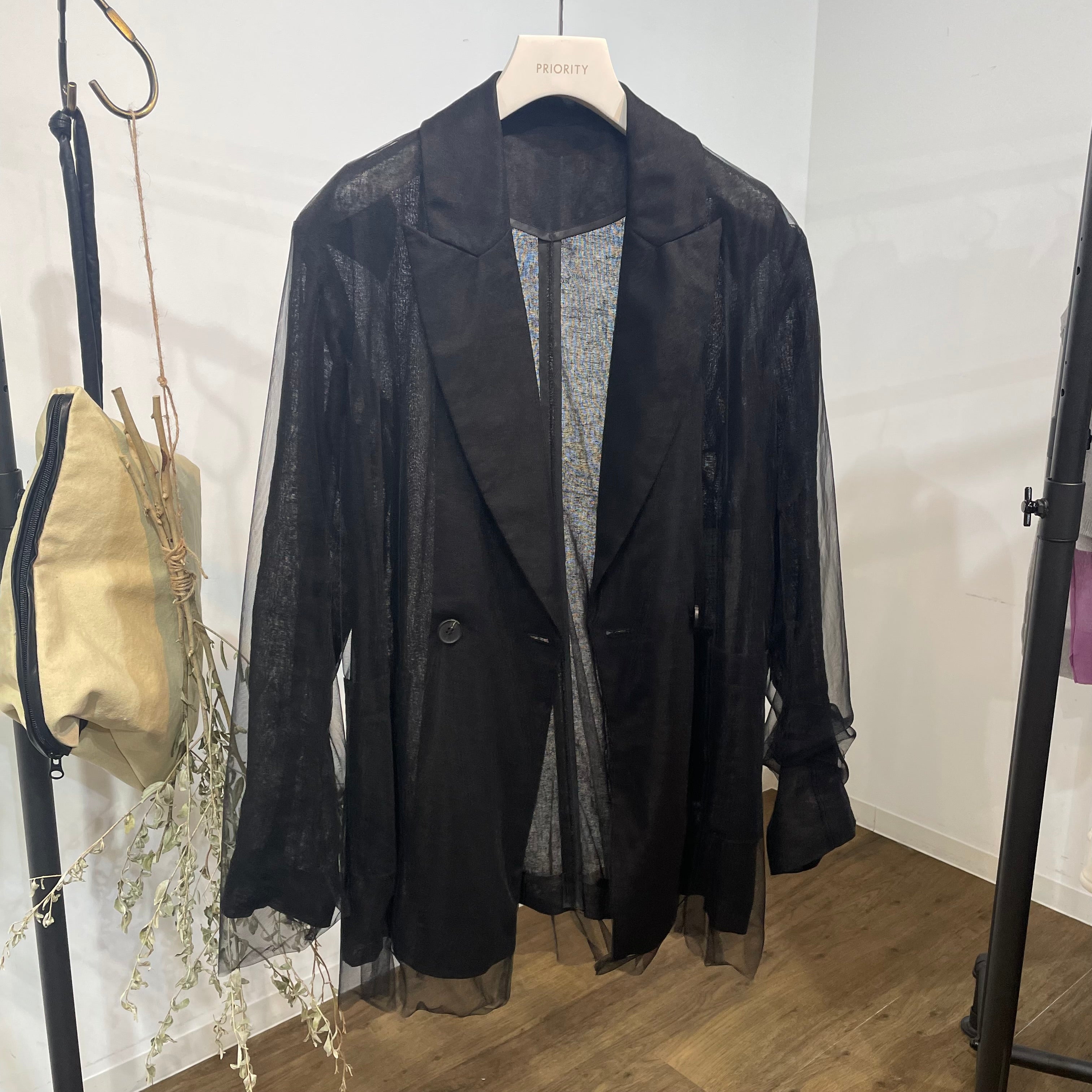 【予約】【PRIORITY】シアードッキングジャケット ブラック ※2月上旬より順次発送