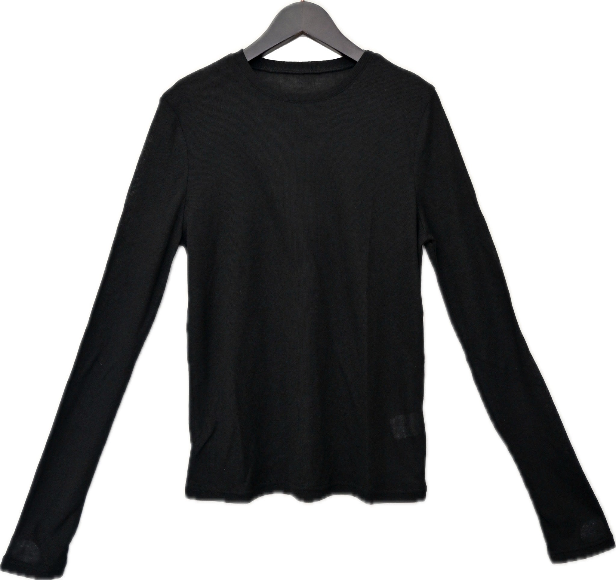 シアーリブセットトップス -ブラック- ※11/5-11頃より順次発送予定