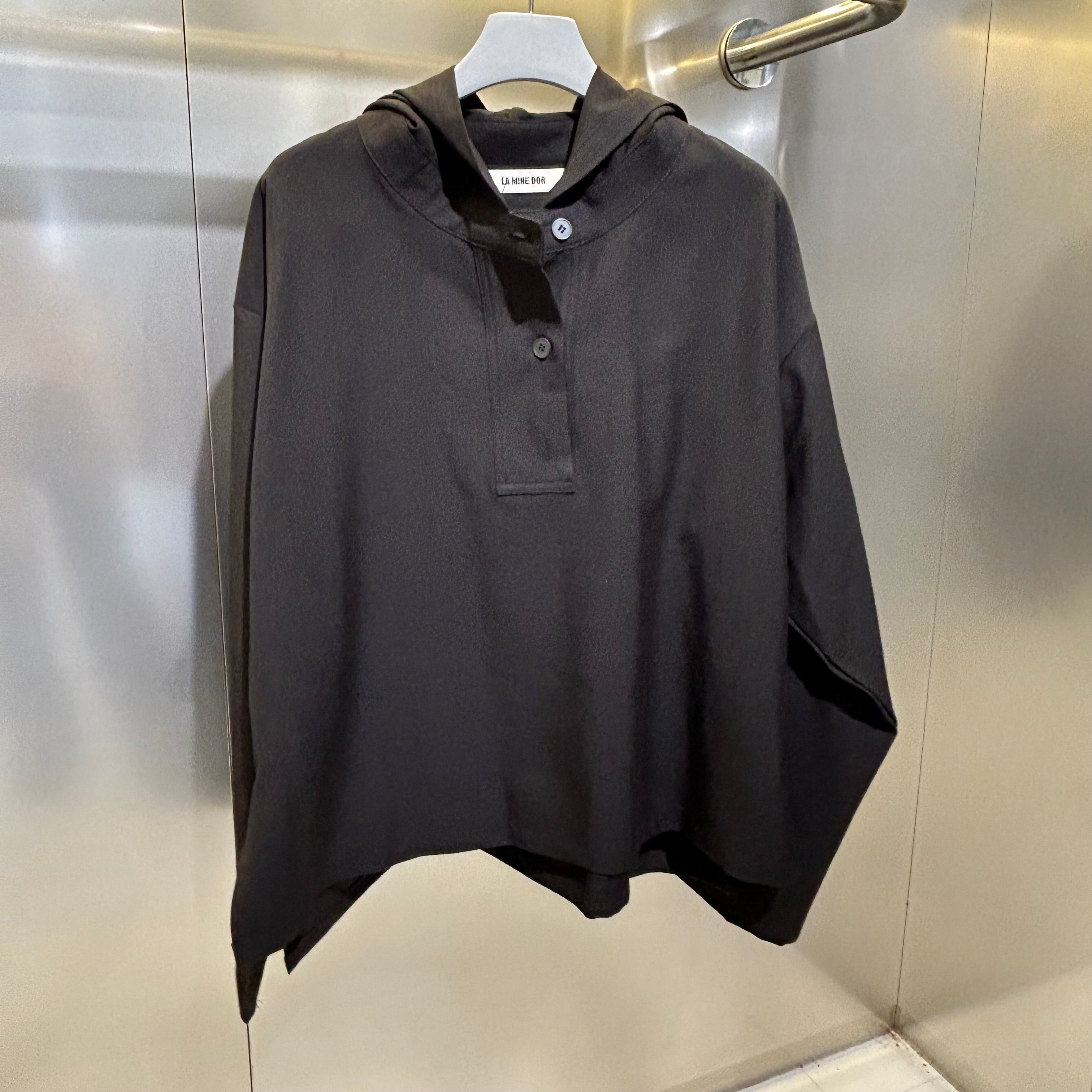 【LA MINE DOR】フード付きトップス -ブラック- ※10月下旬〜11月上旬頃より順次発送予定