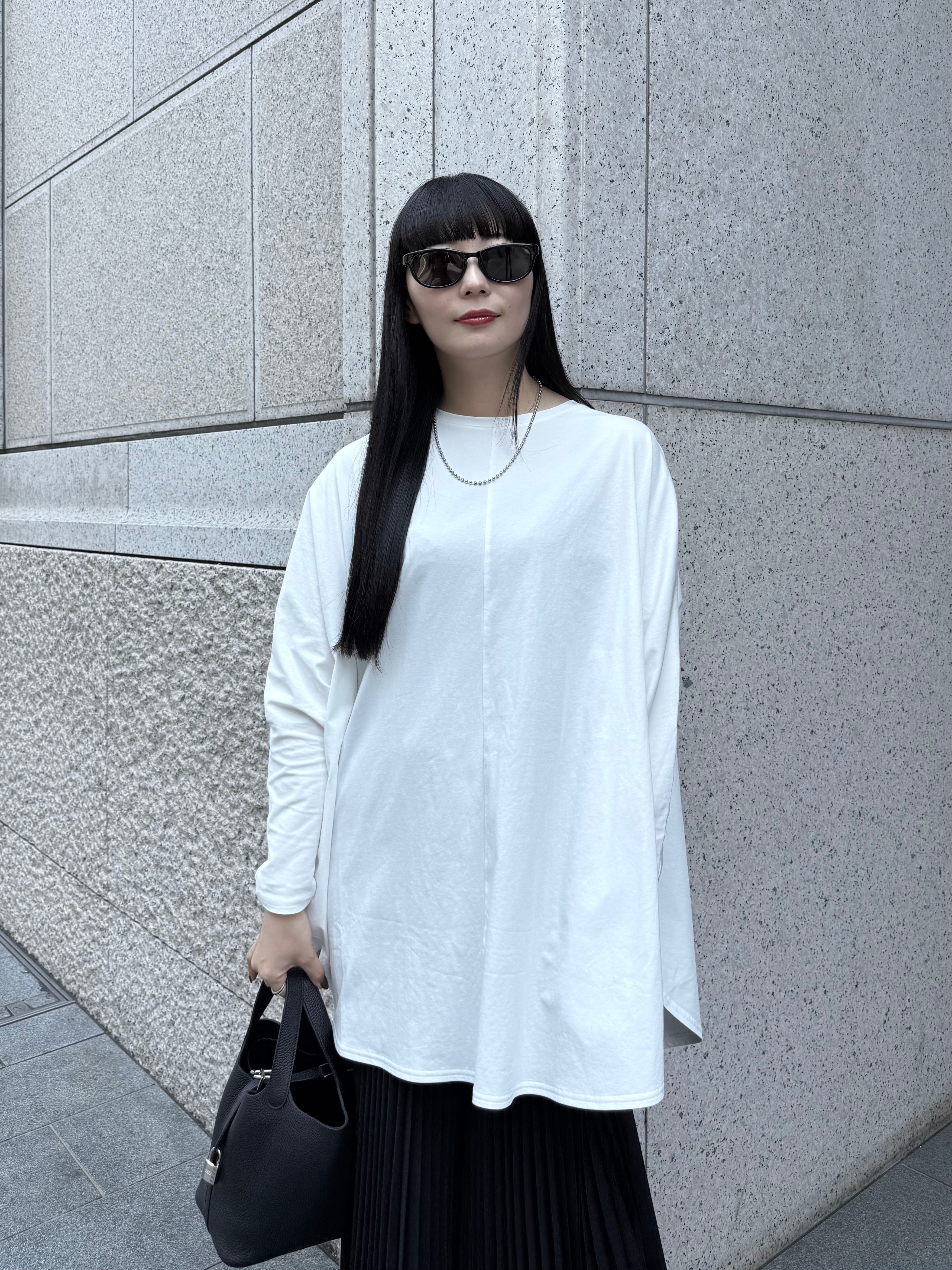 【ASYMM】VOID TEE -white-