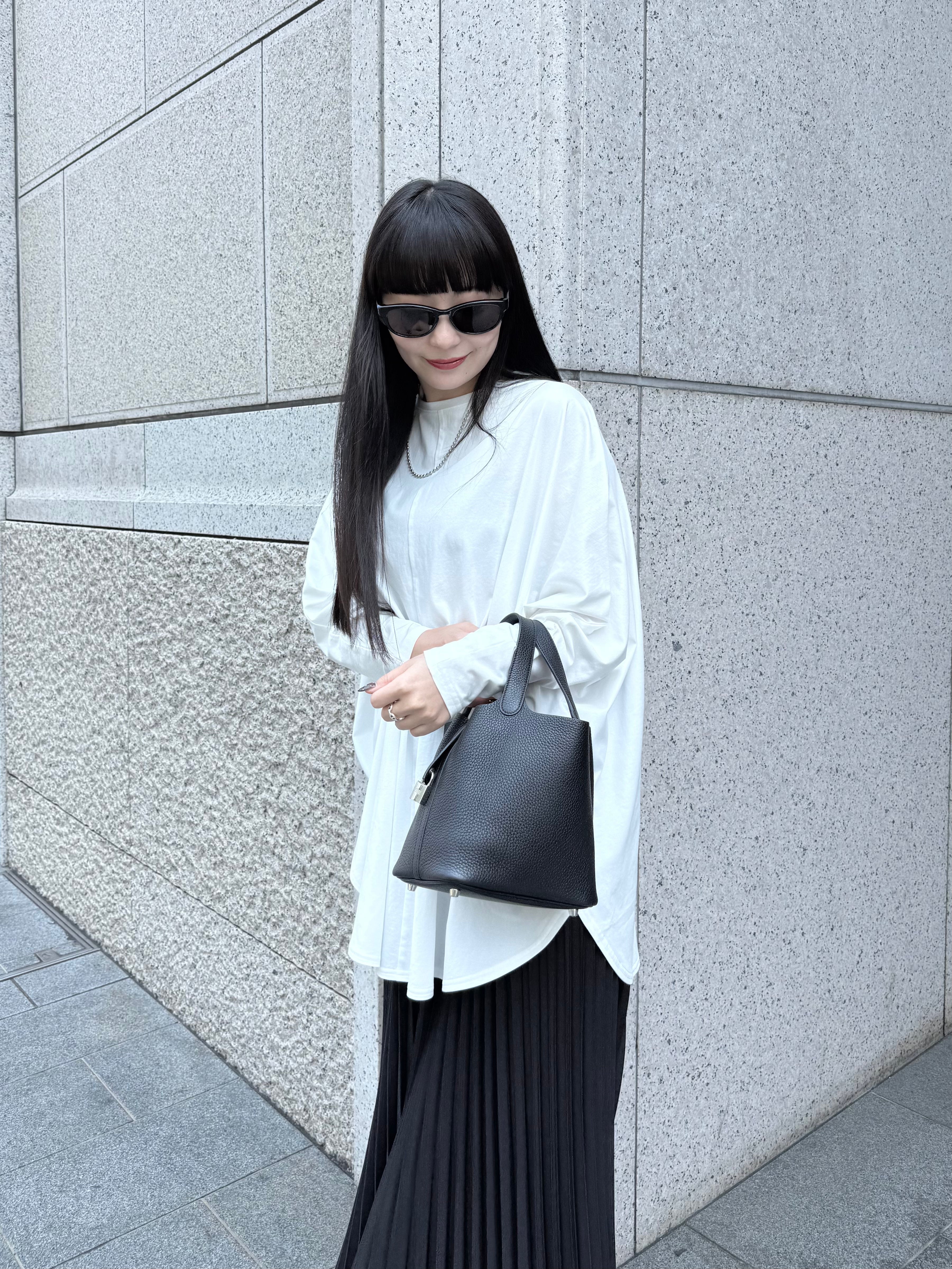 【ASYMM】VOID TEE -white-