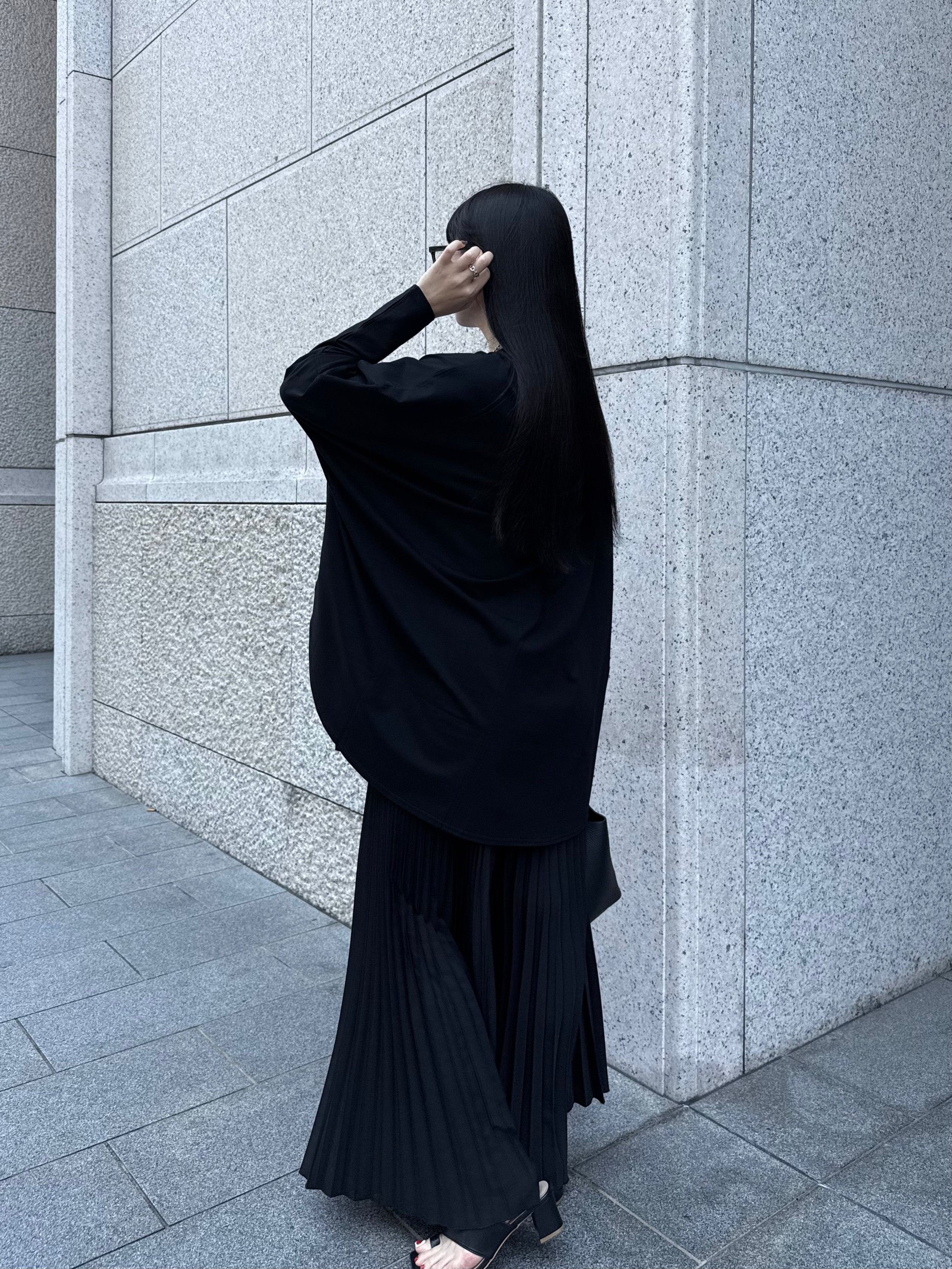 【ASYMM】VOID TEE -black-