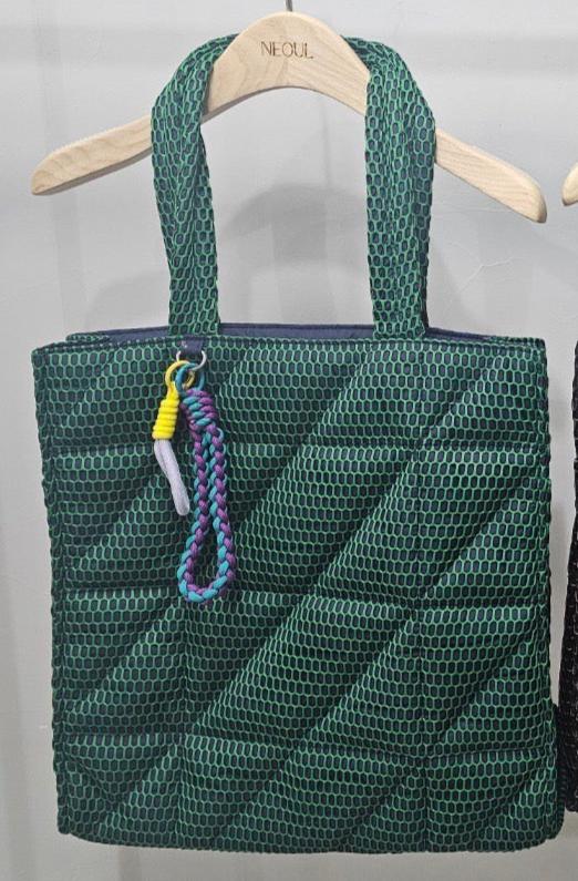 【Rowee】 メッシュキルティングバック -グリーン- ※10月下旬〜11月上旬頃より順次発送予定